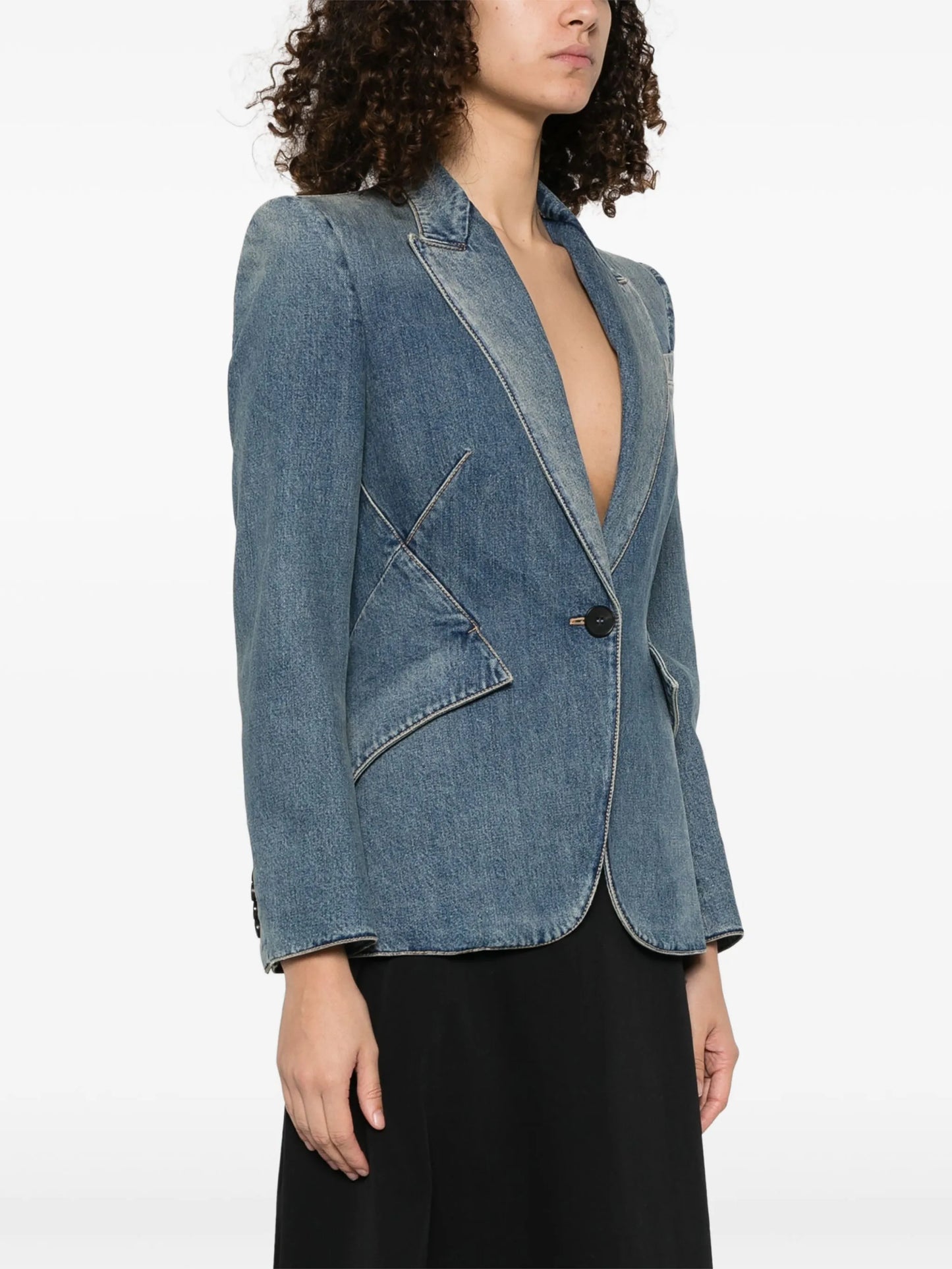 denim blazer