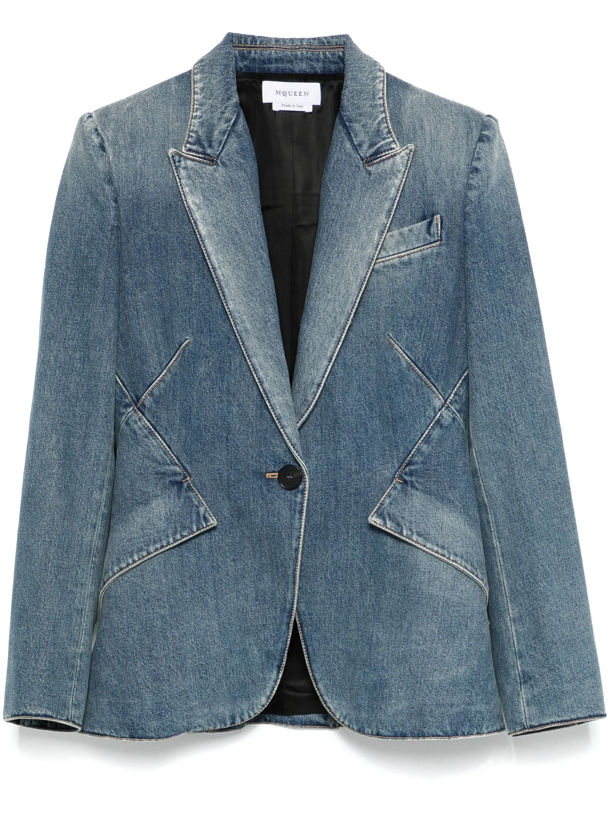 denim blazer