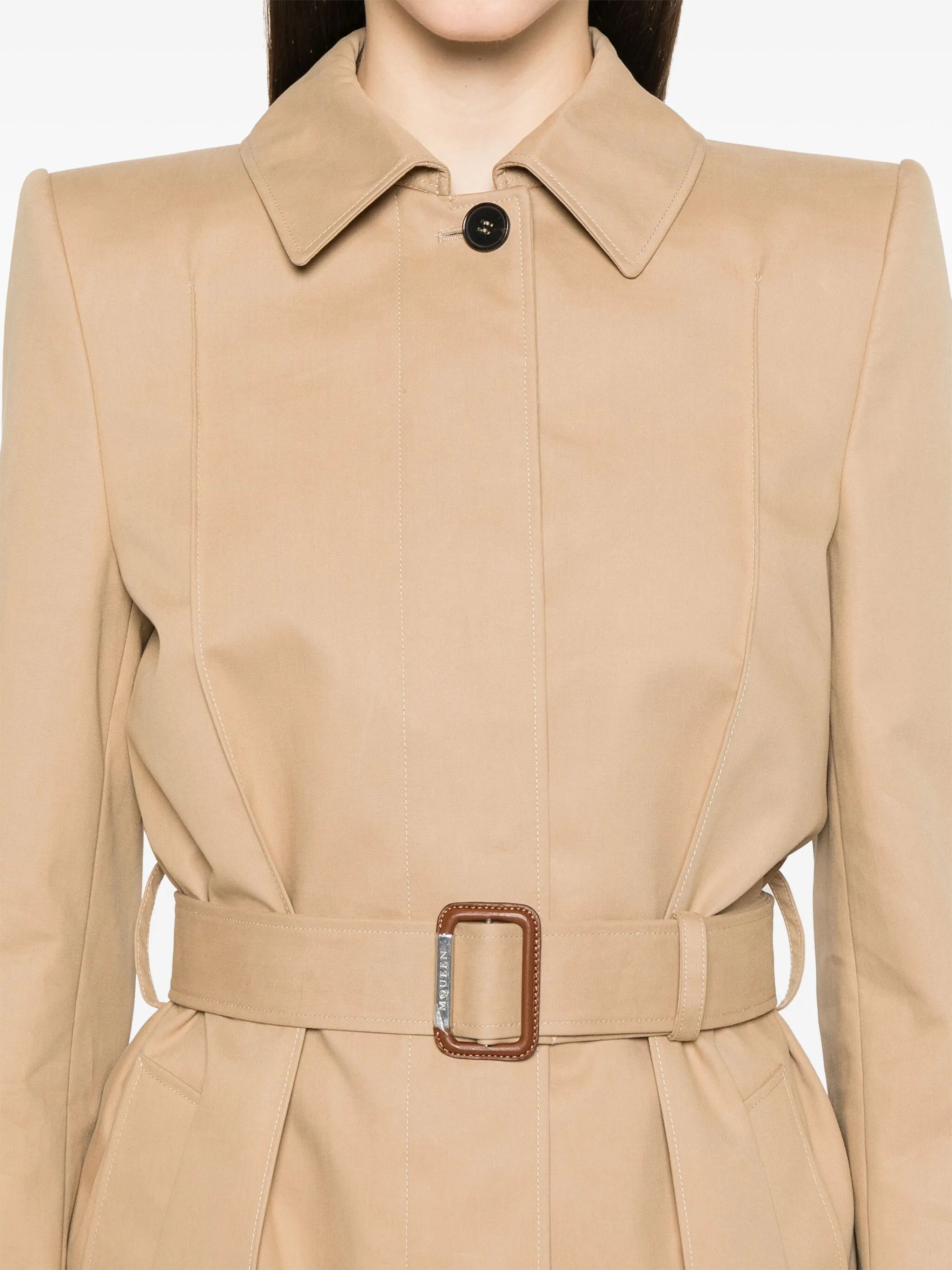 belted trench coat