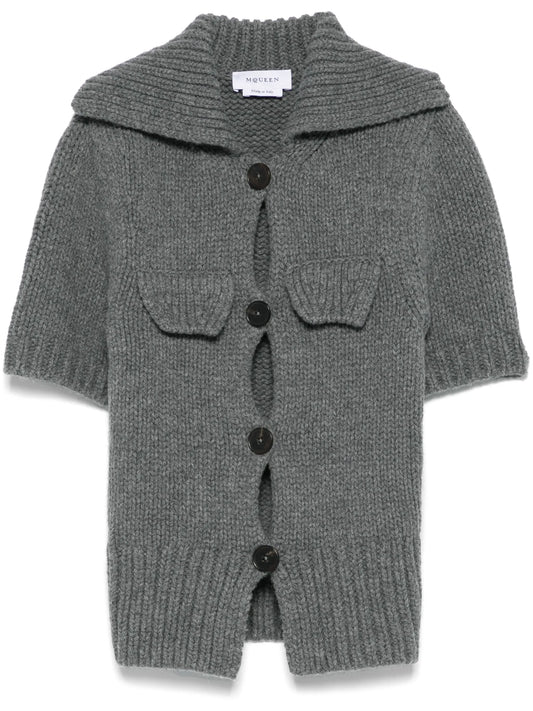 collared cardigan