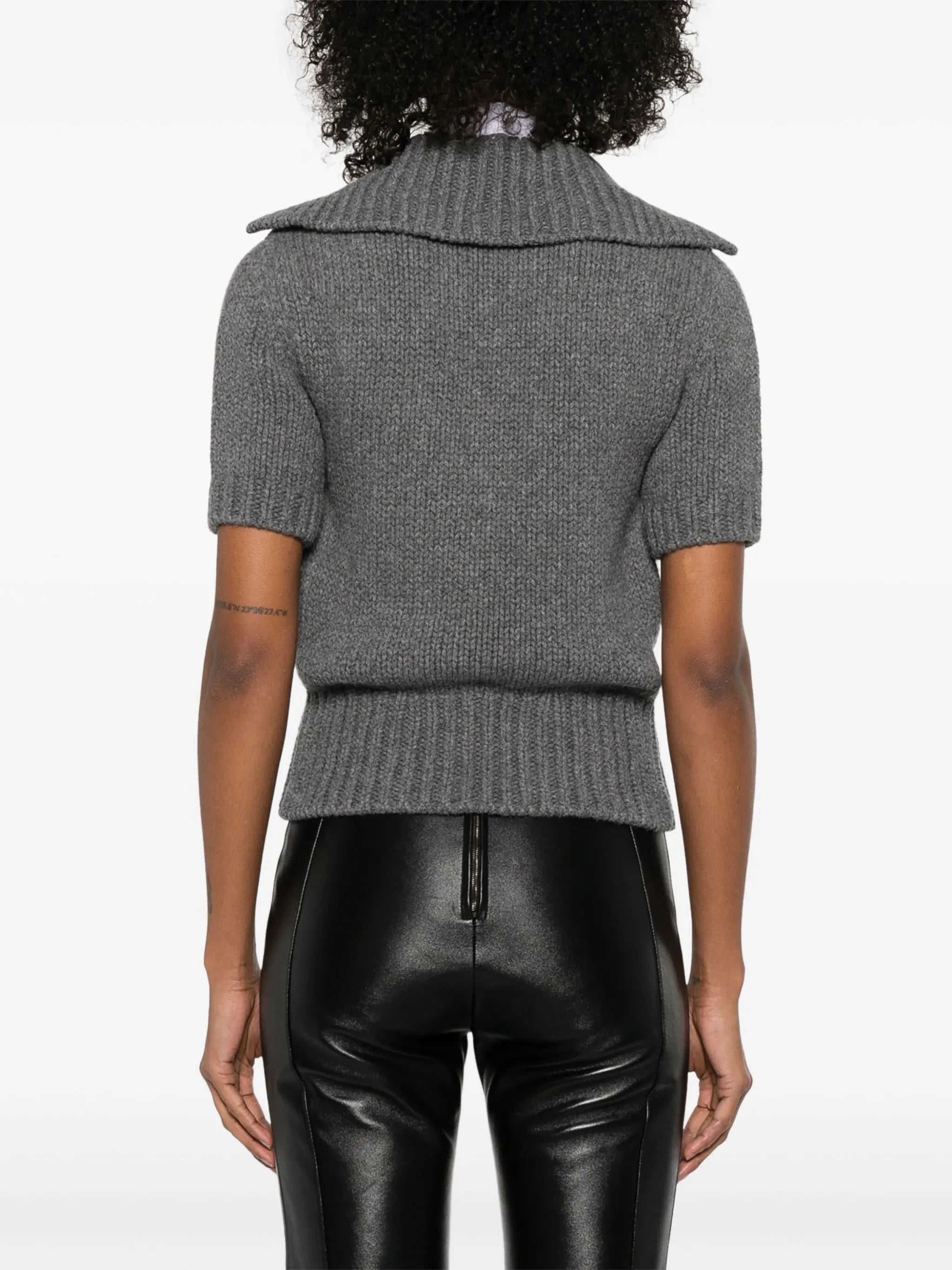 collared cardigan