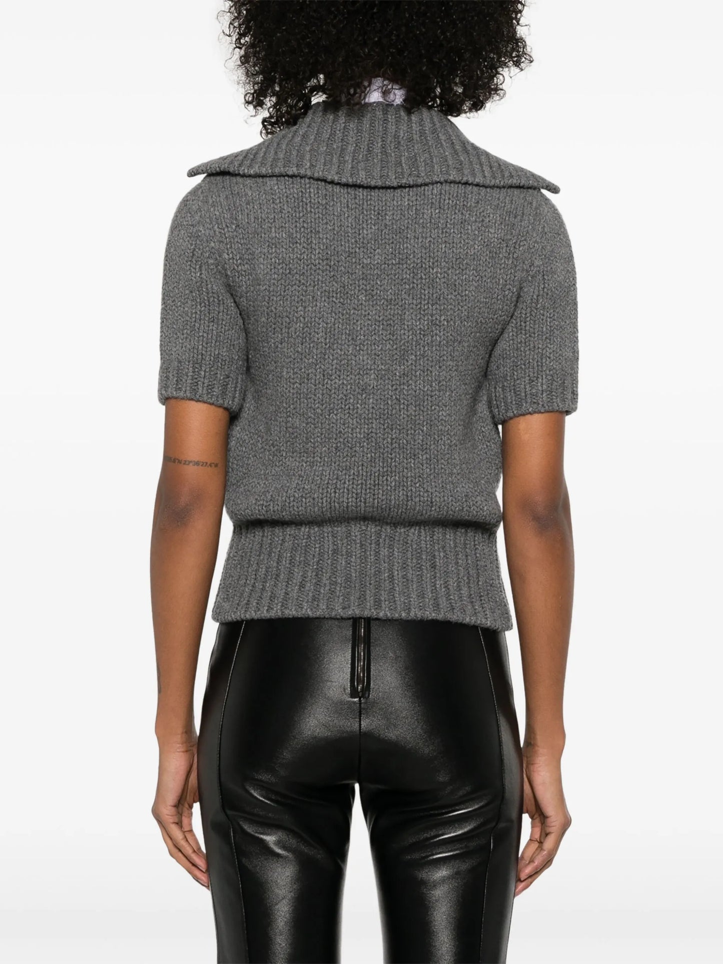 collared cardigan