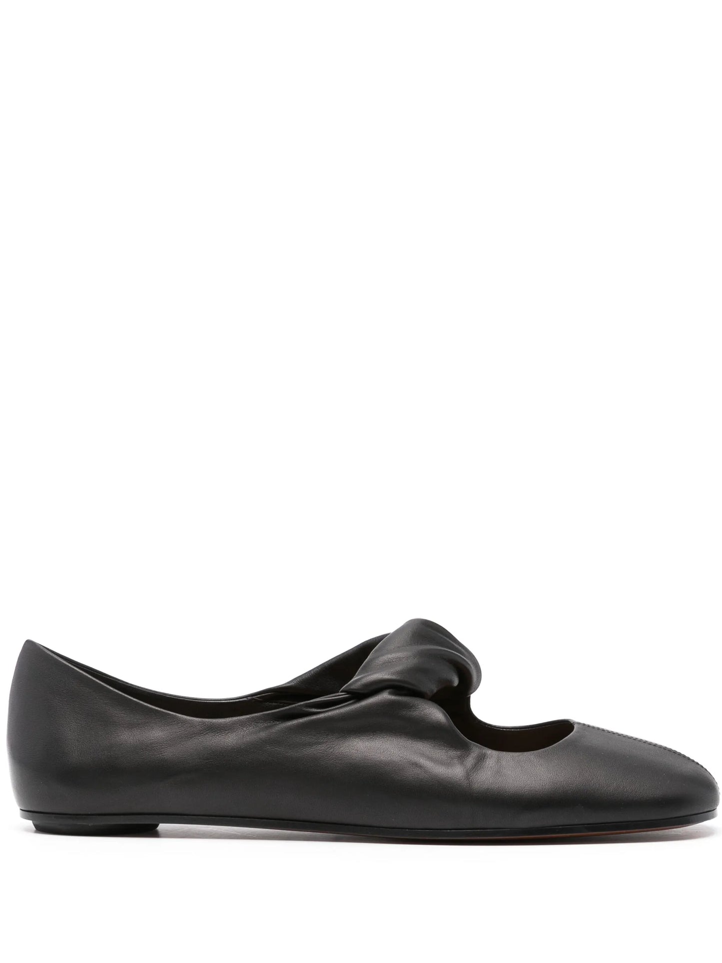 twist-detailing ballet flats