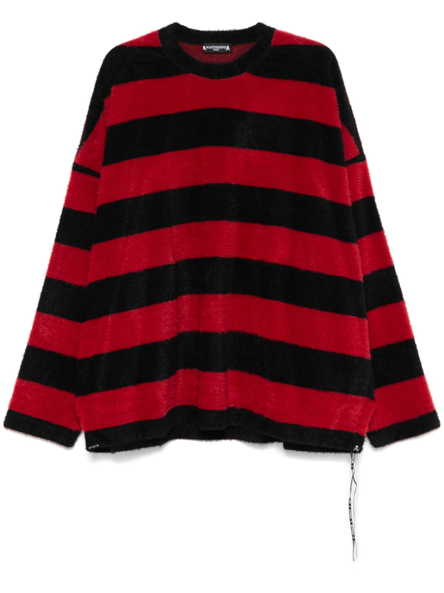 skull-appliqué sweater