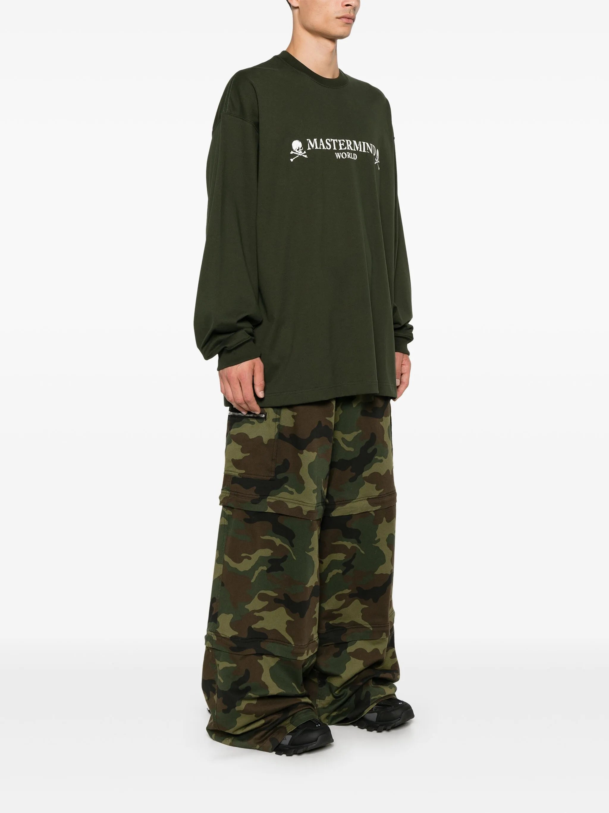 logo-print long-sleeve T-shirt
