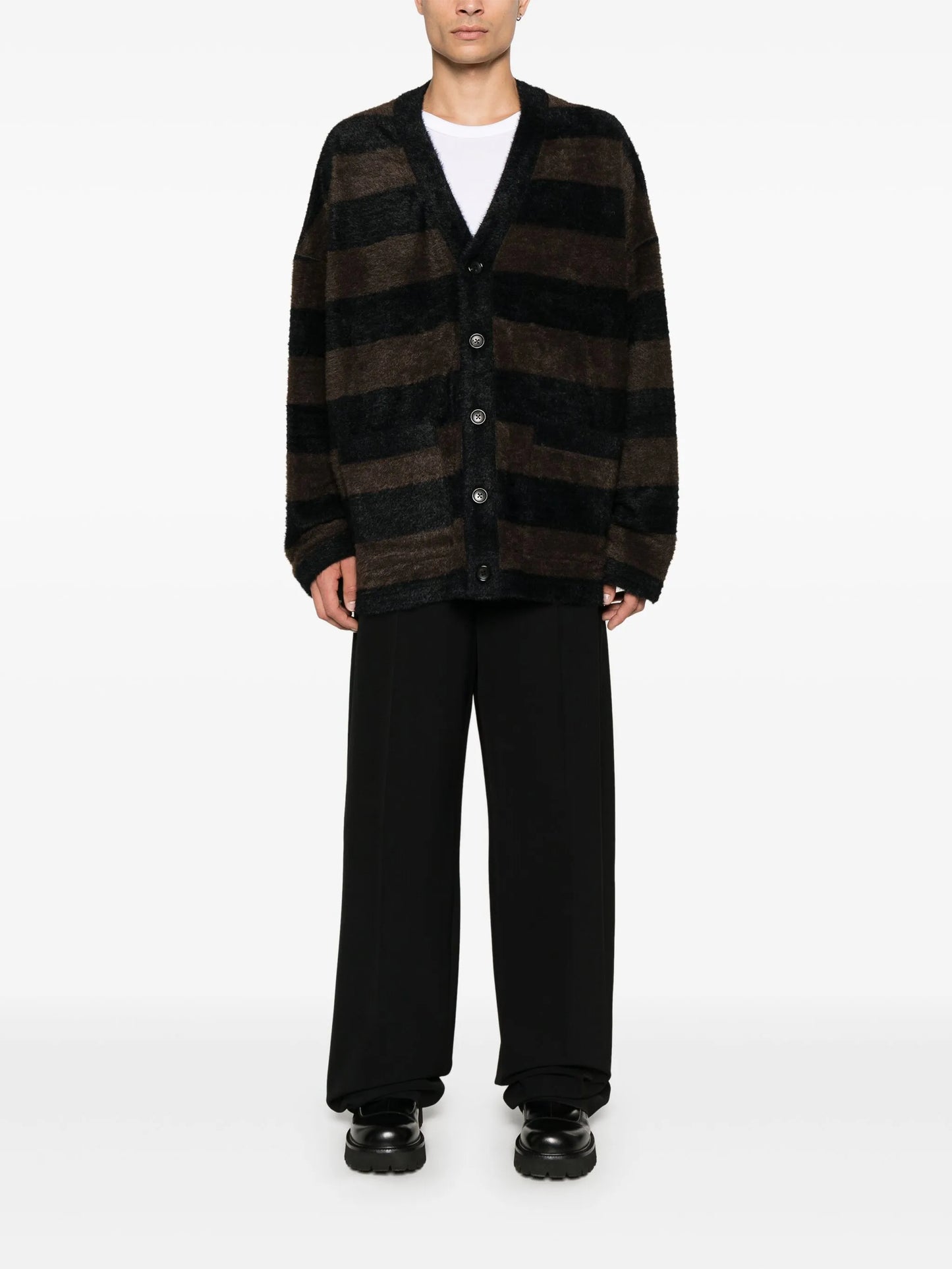 skull-appliqué cardigan