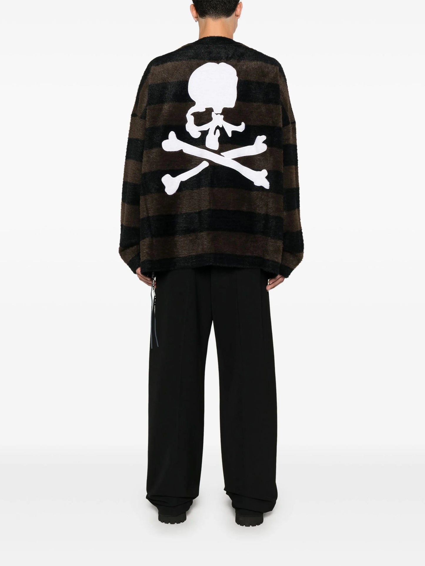 skull-appliqué cardigan