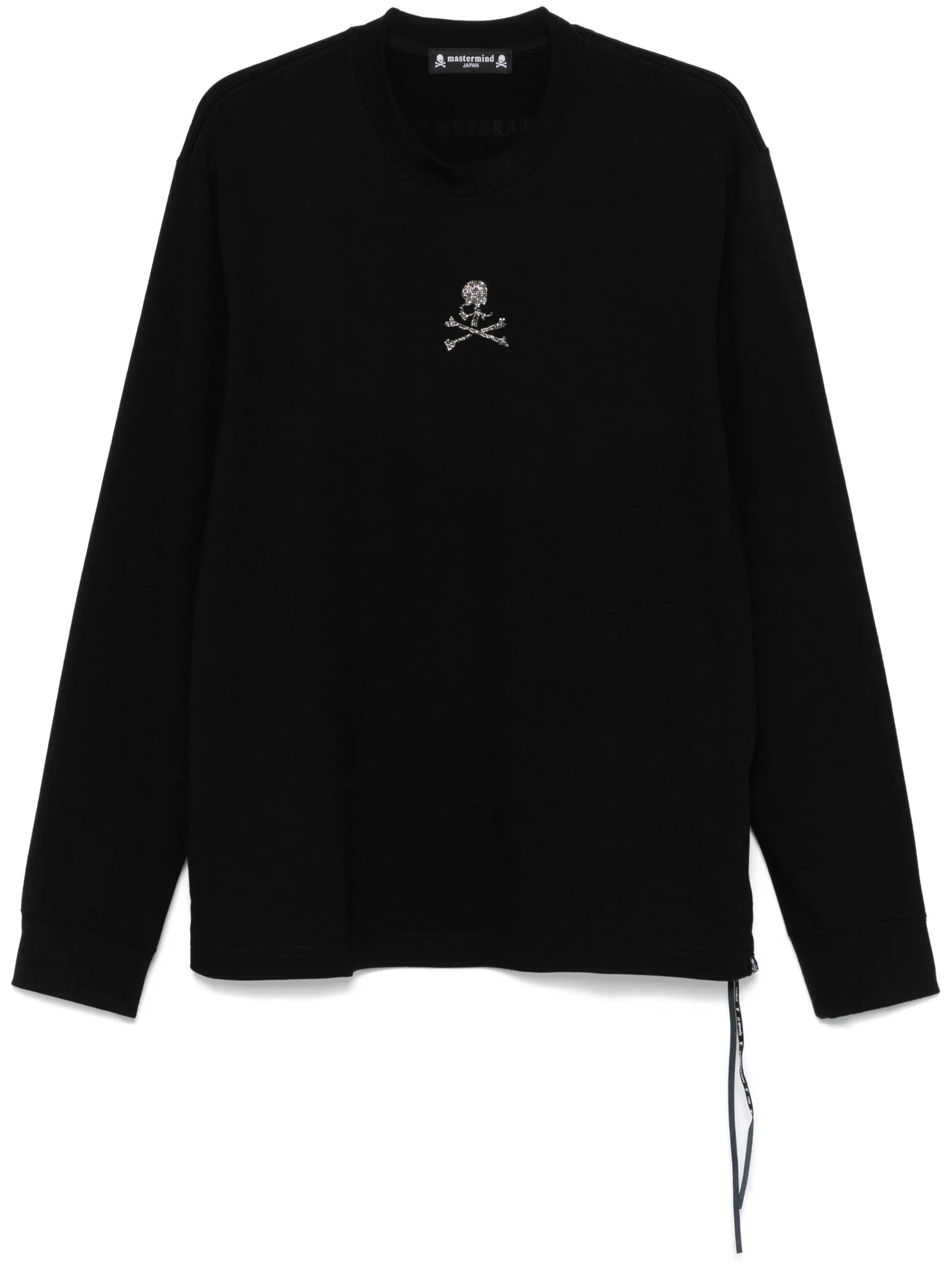 Swarovski-crystals wool T-shirt