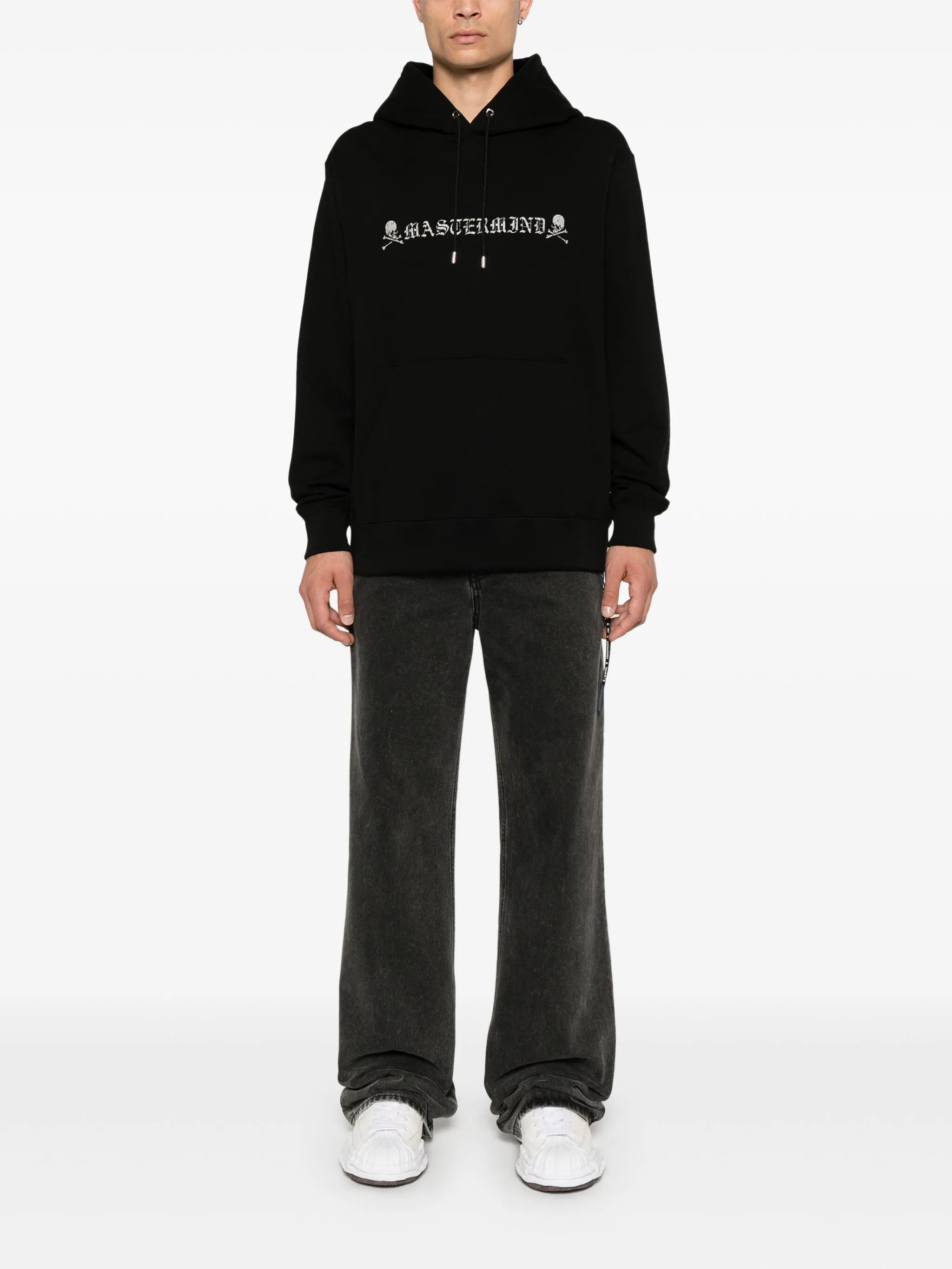 logo-print hoodie
