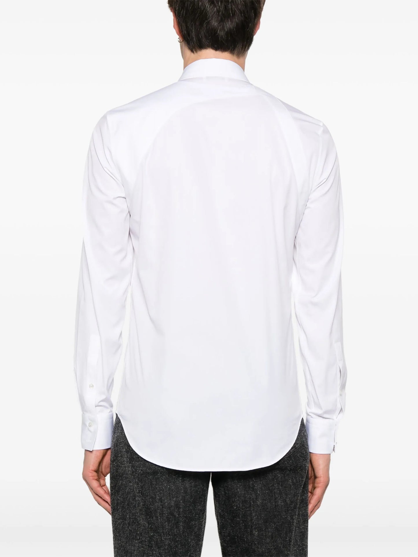 buckle poplin shirt