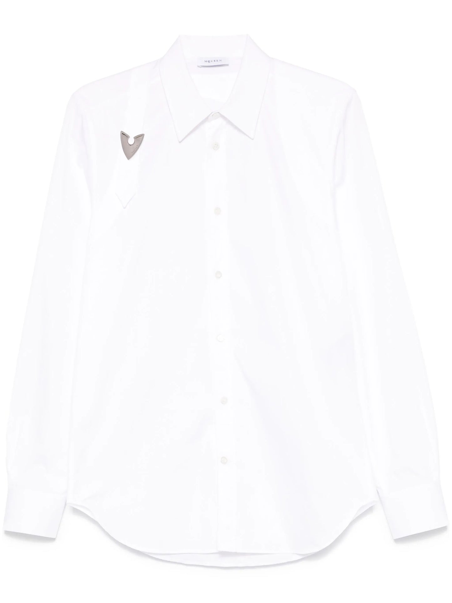 buckle poplin shirt