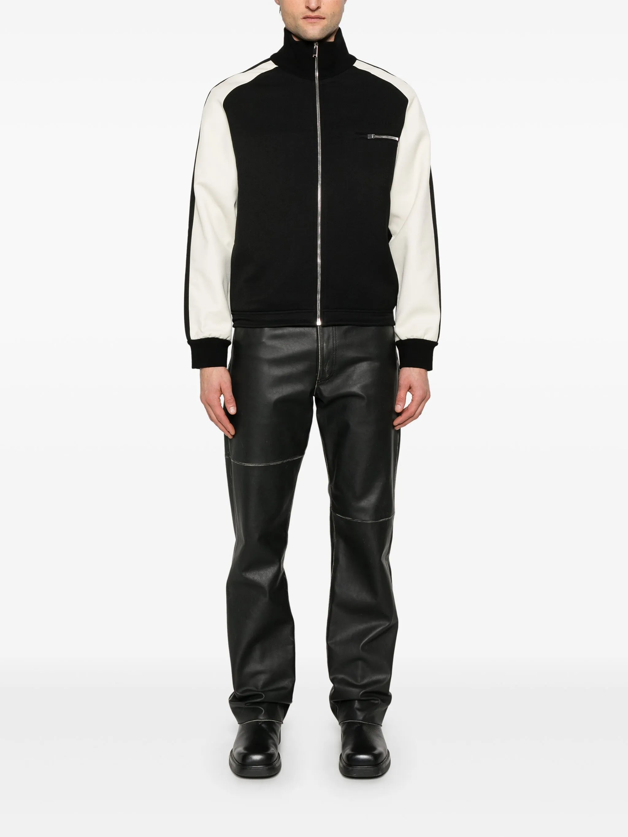zip-up sweatshirt