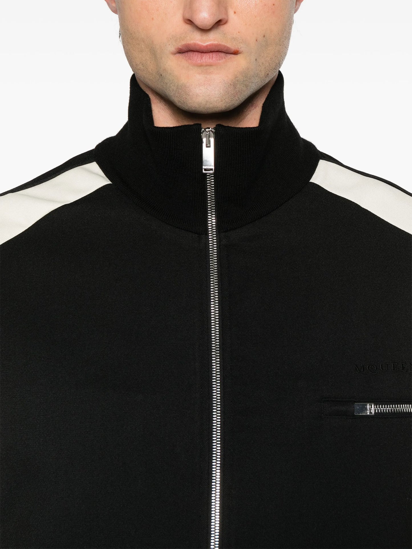 zip-up sweatshirt