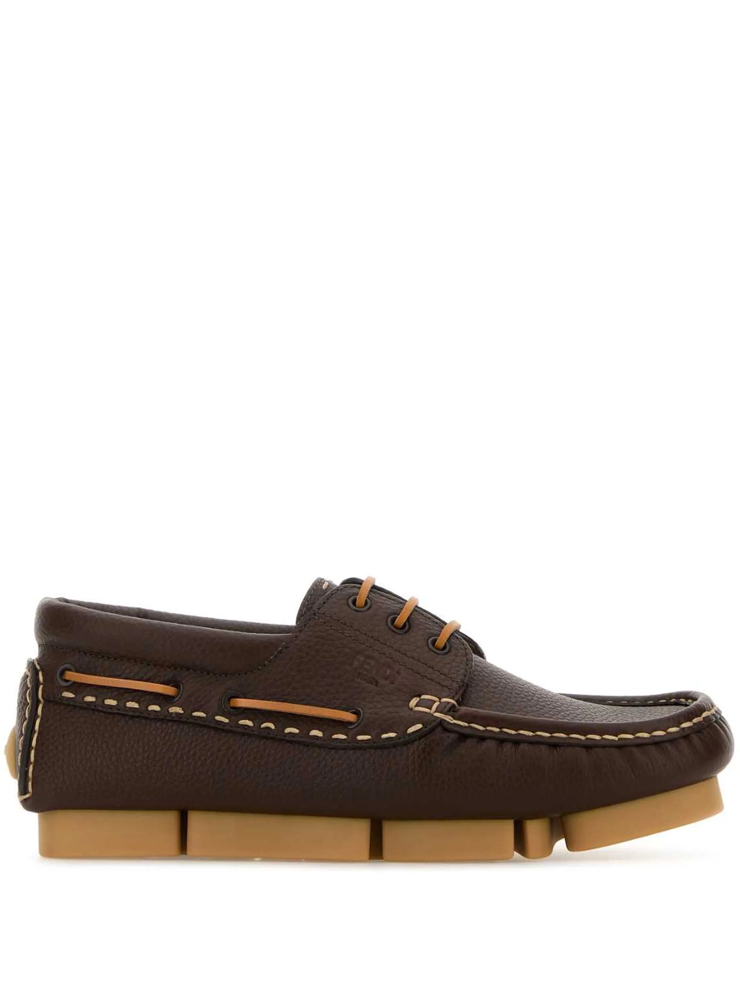 leather lace-up loafers