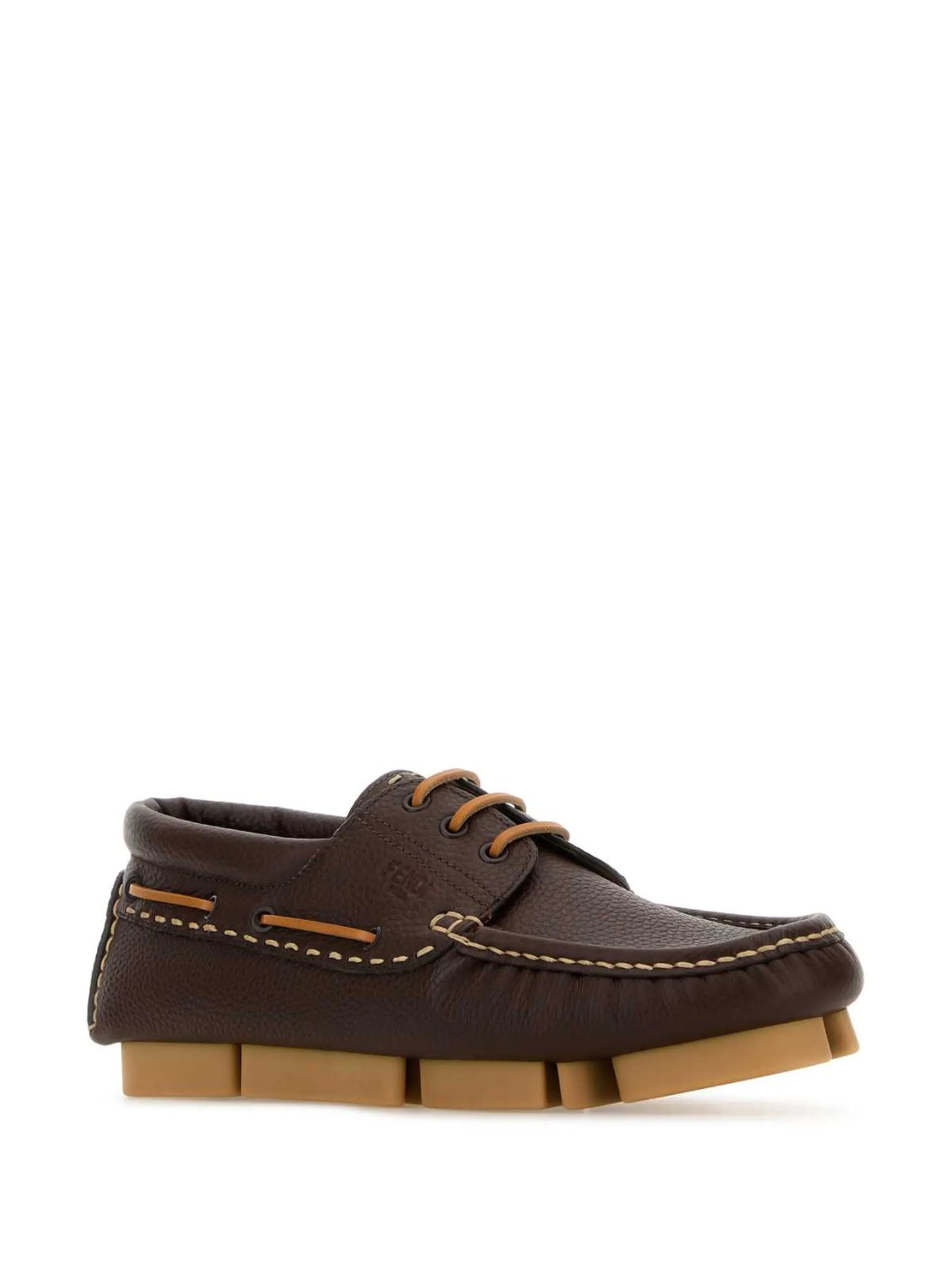 leather lace-up loafers
