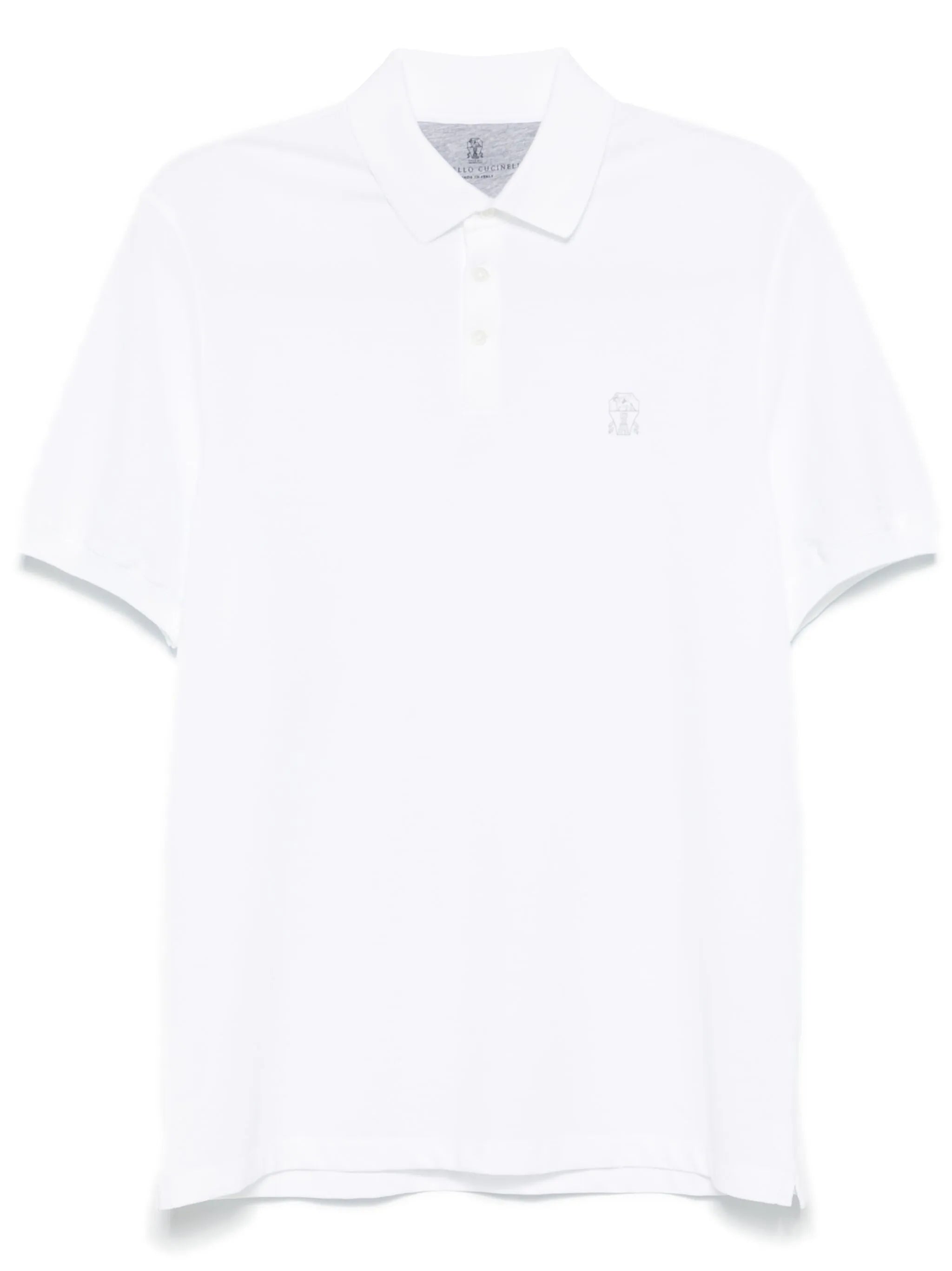 logo-print polo shirt