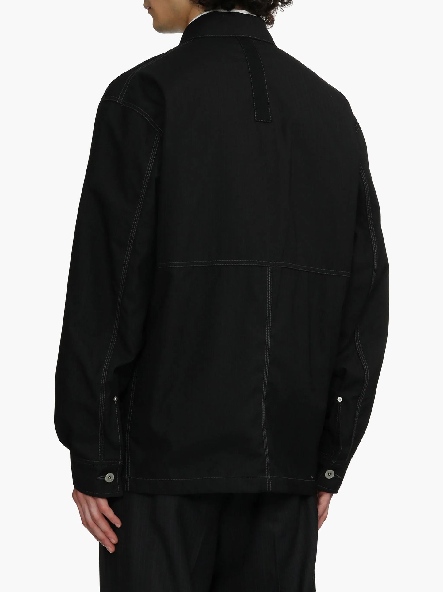 button-down shirt jacket