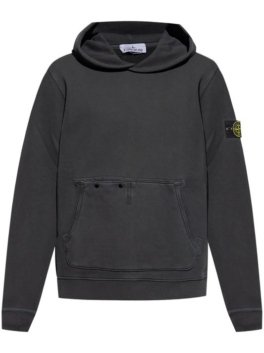 Compass-badge hoodie