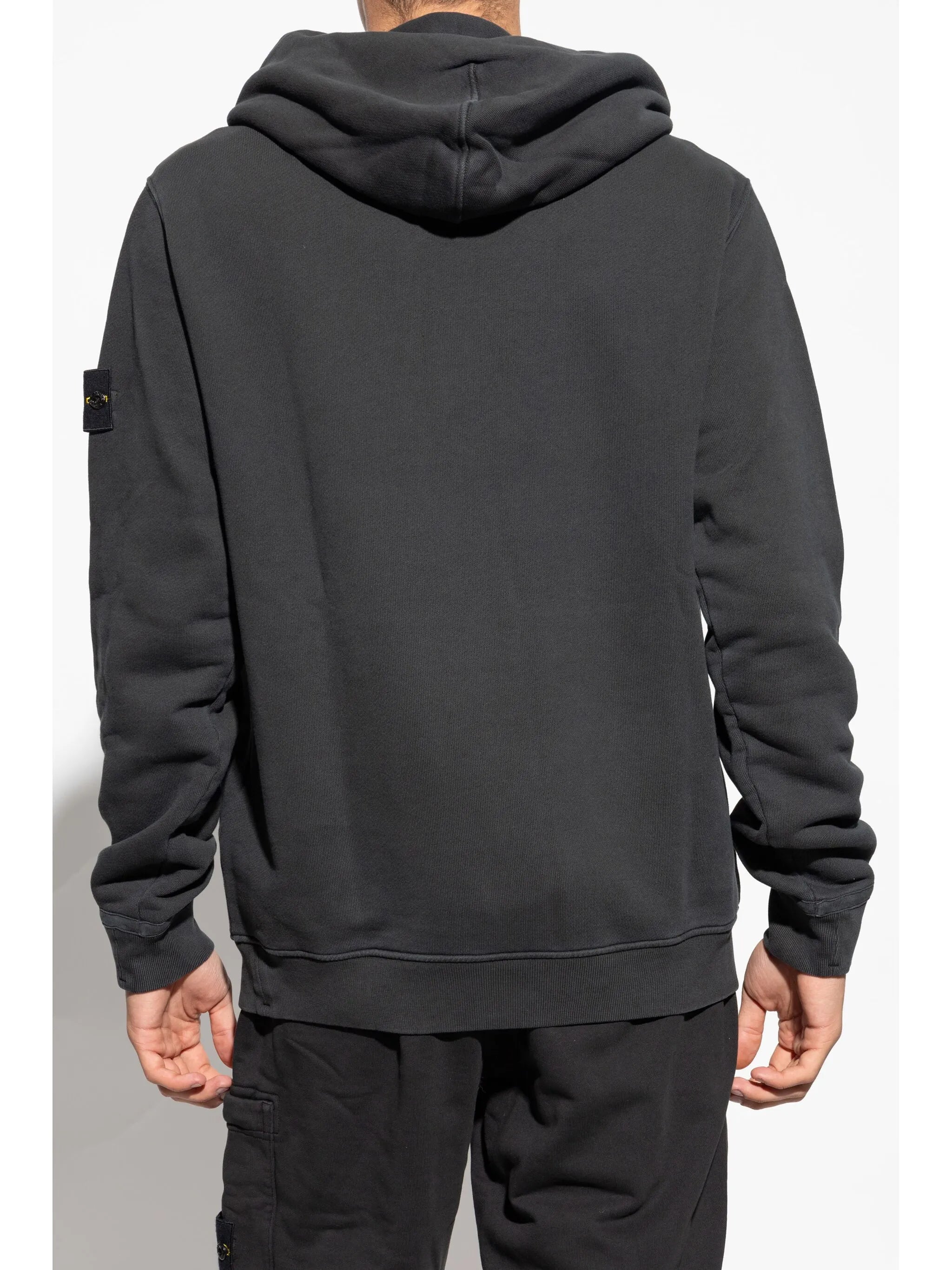 Compass-badge hoodie