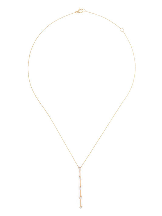 14K yellow gold Alexa Jordyn diamond pendant necklace