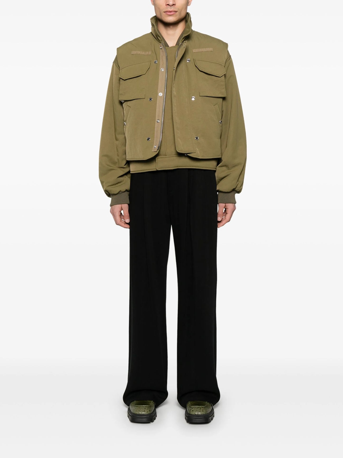 double layer bomber jacket