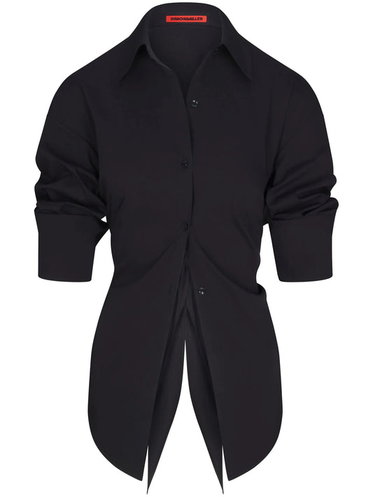 Loch poplin button up