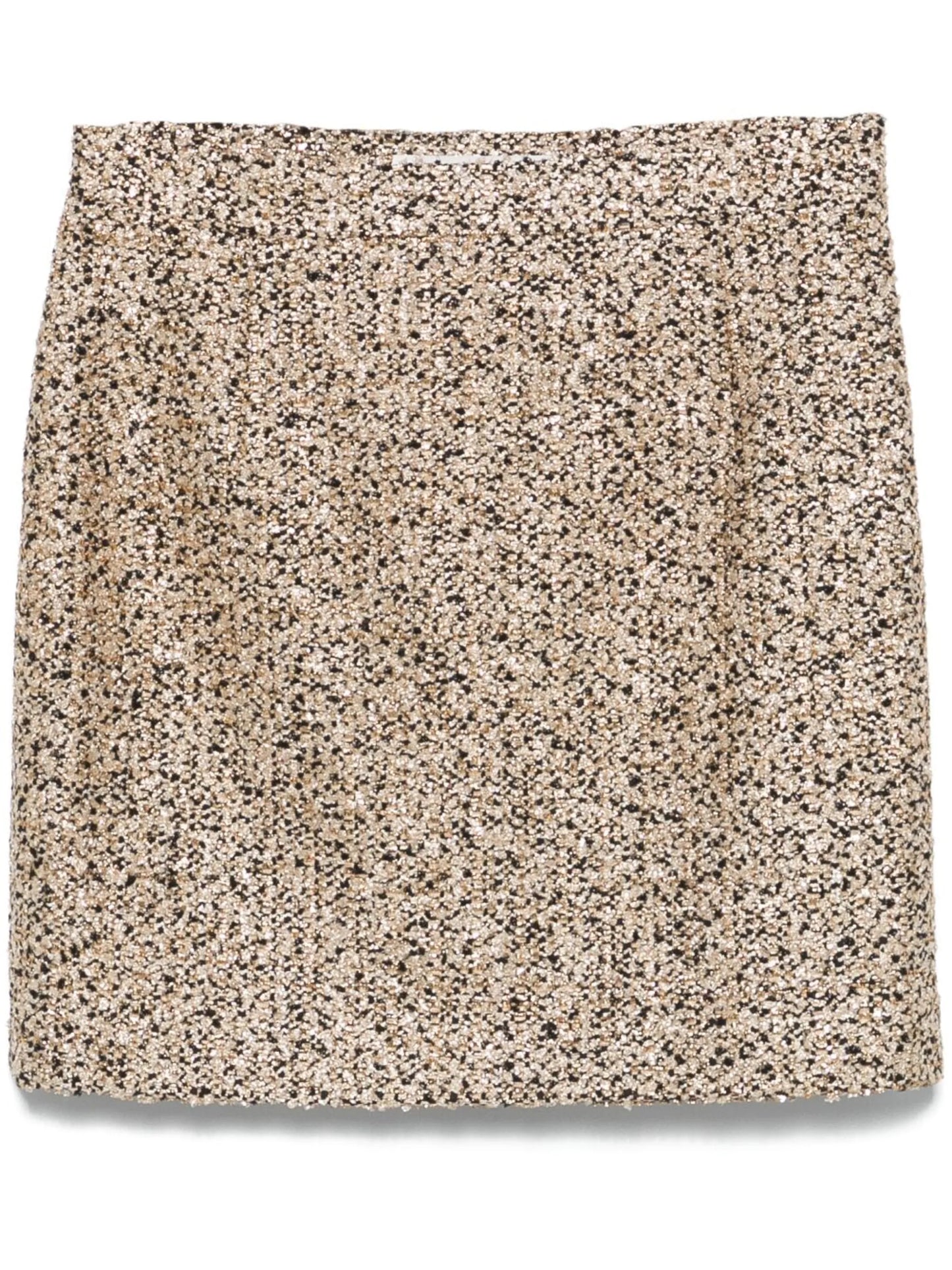 lurex tweed mini skirt