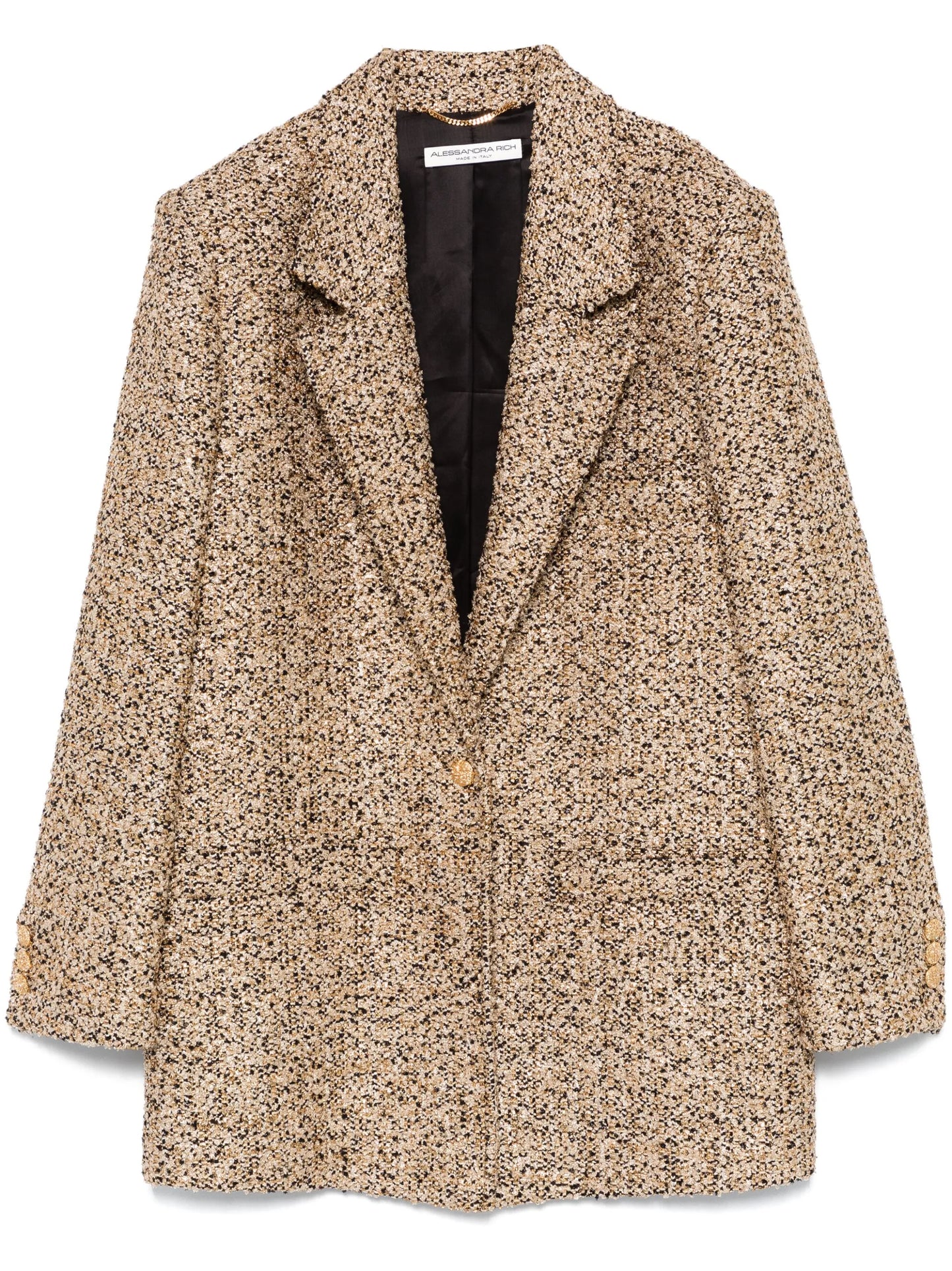 lurex tweed blazer