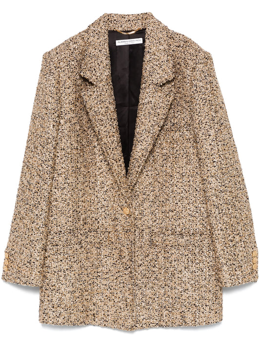 lurex tweed blazer