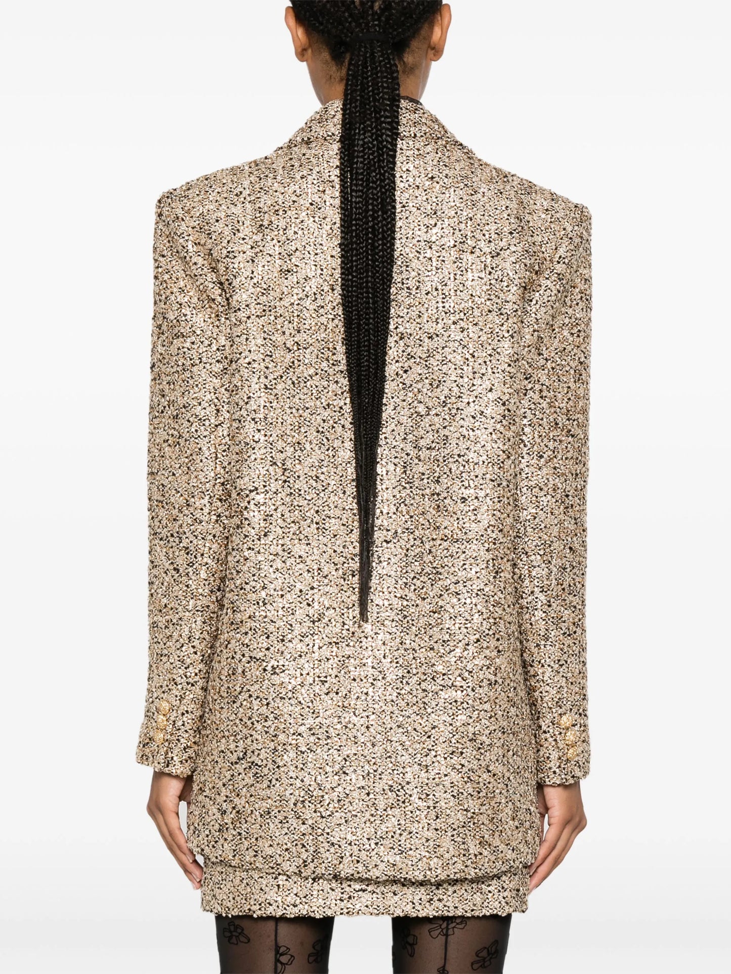lurex tweed blazer