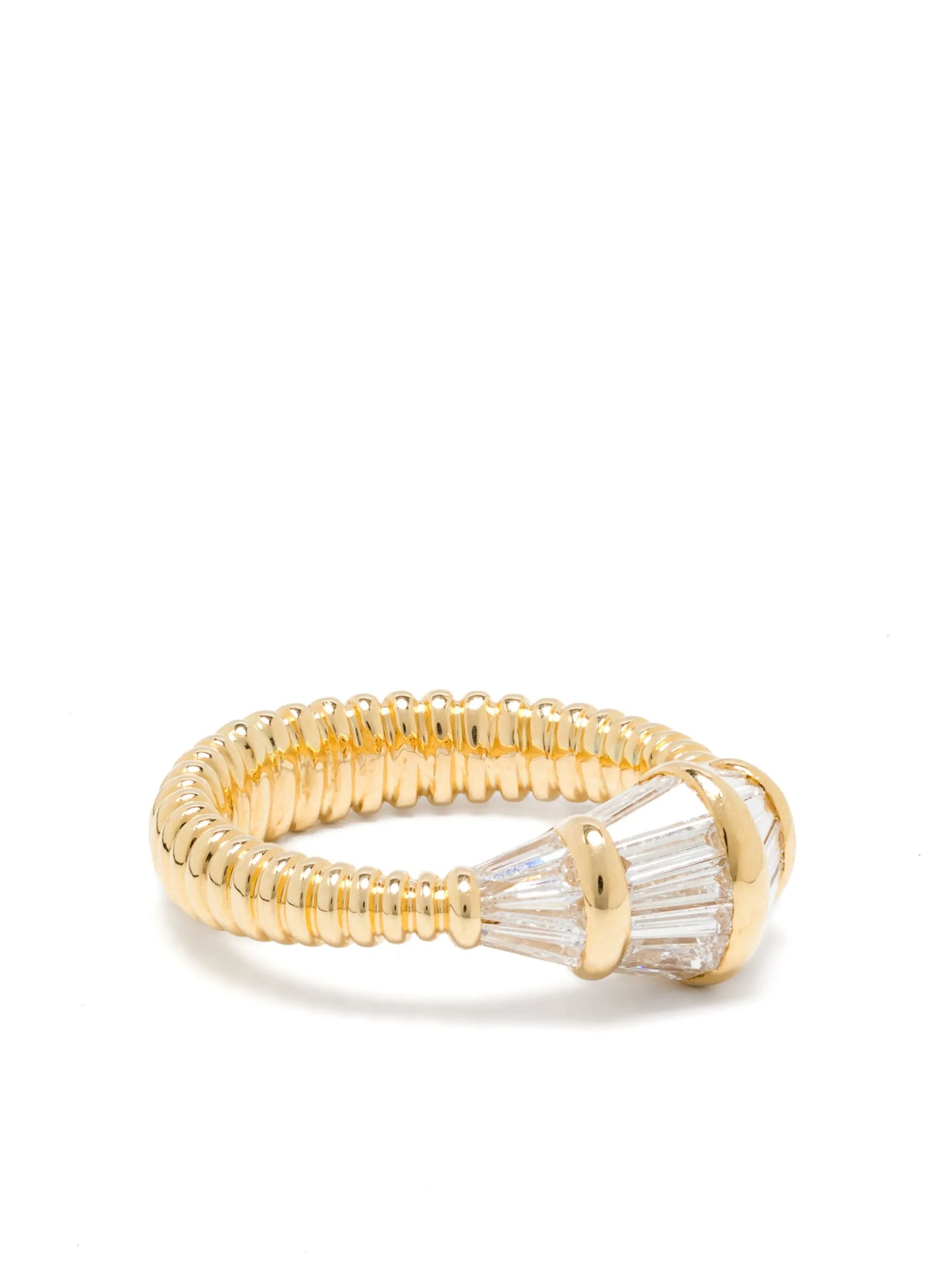 18kt yellow gold diamond ring