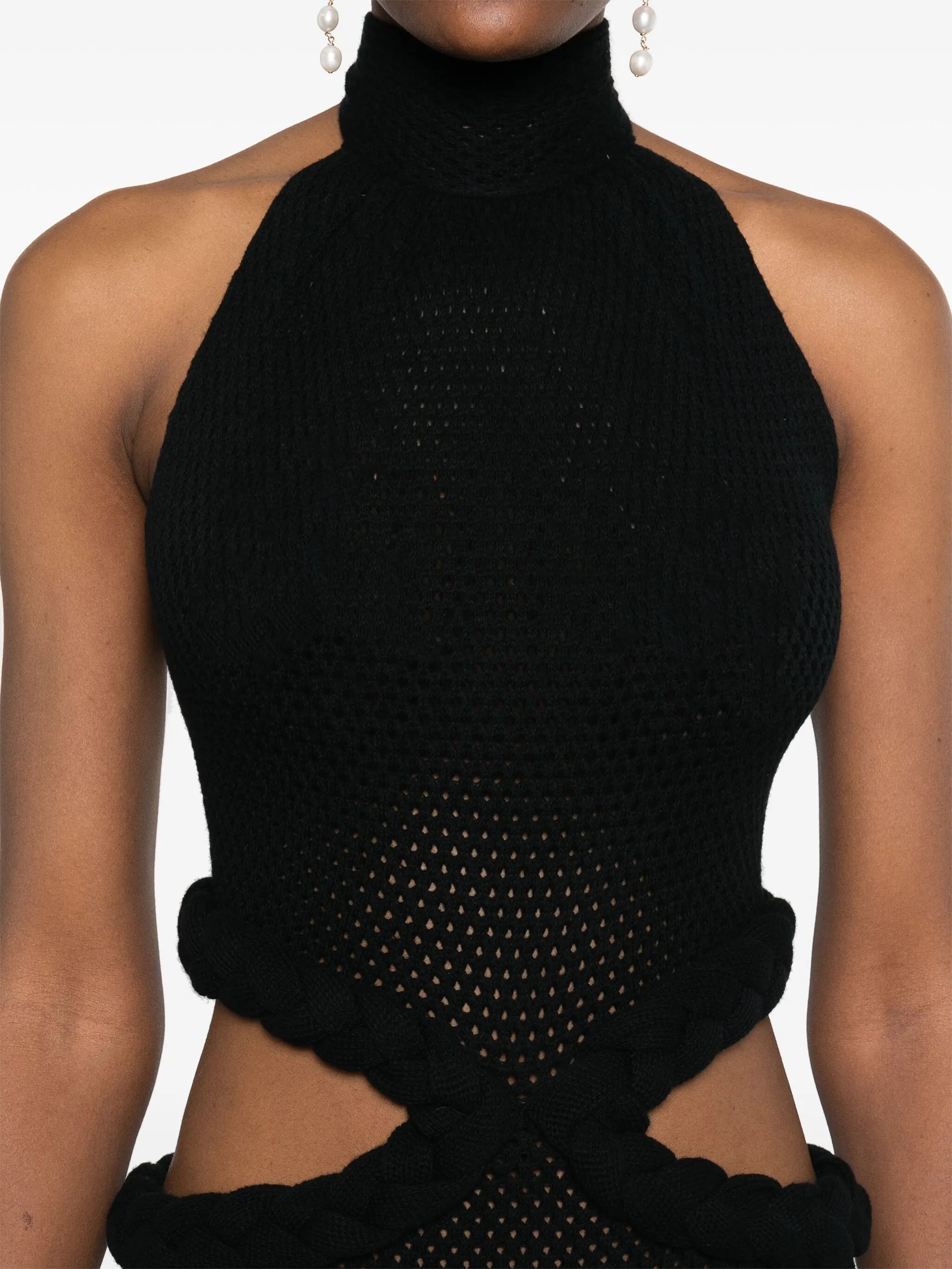cut-out midi dress