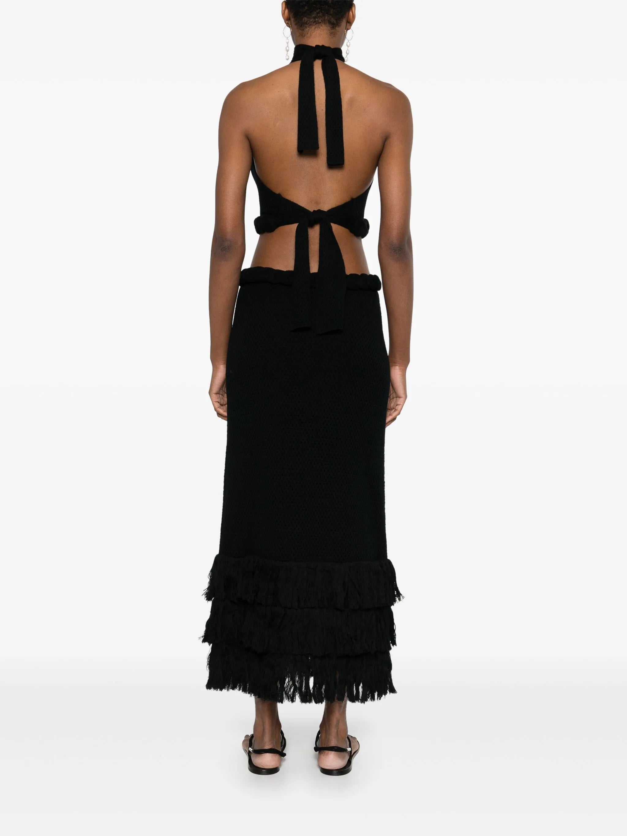 cut-out midi dress