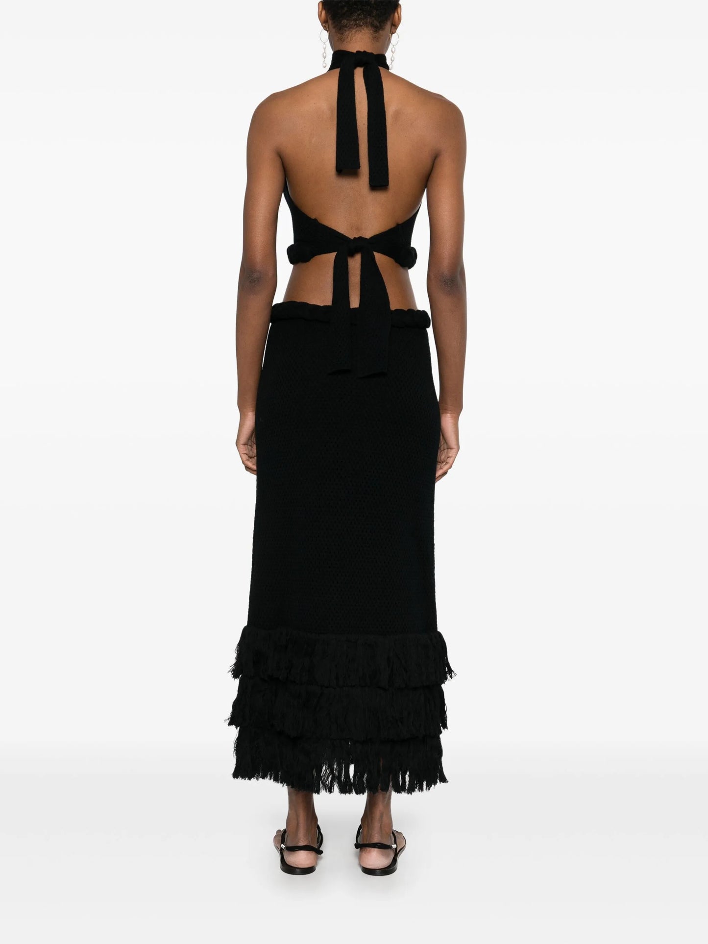 cut-out midi dress