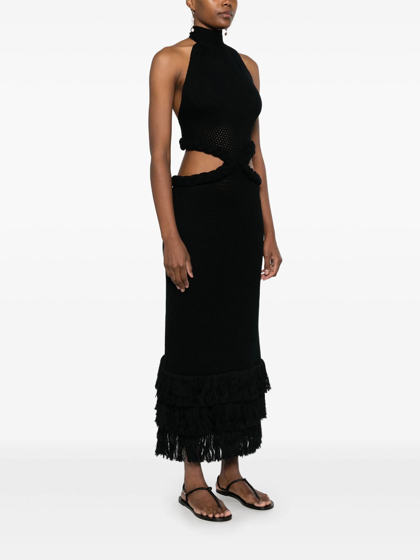 cut-out midi dress