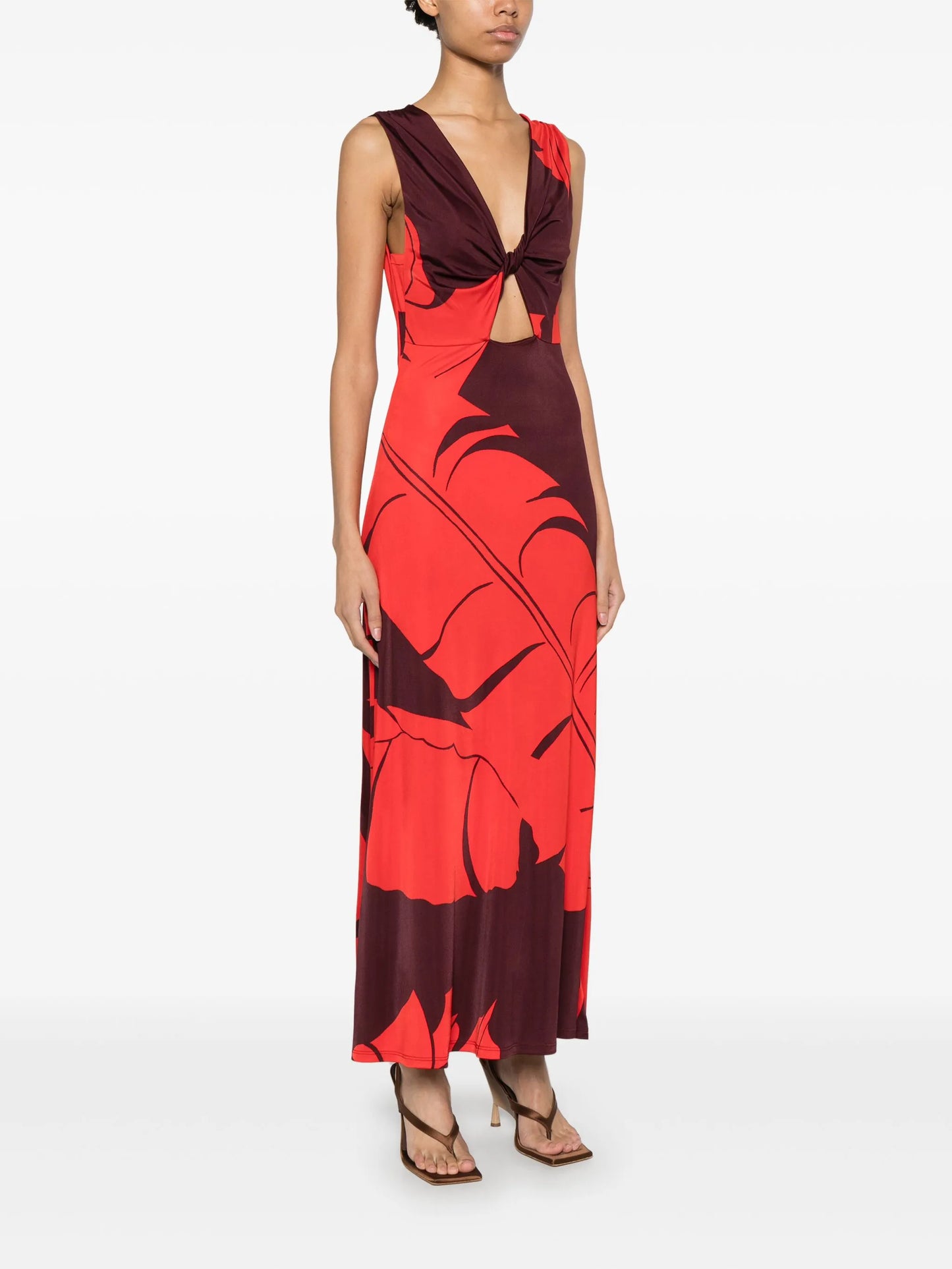 Deep Heart maxi dress