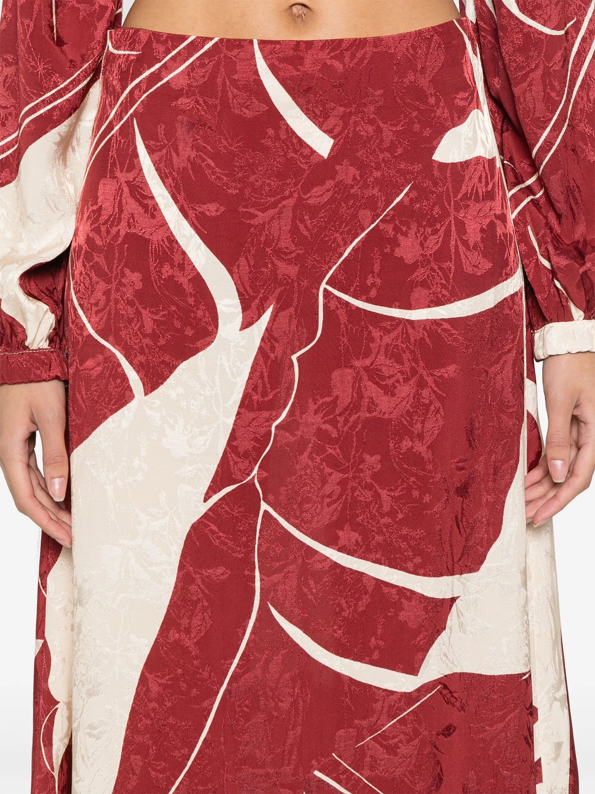 Thoughtful Tecniques midi skirt