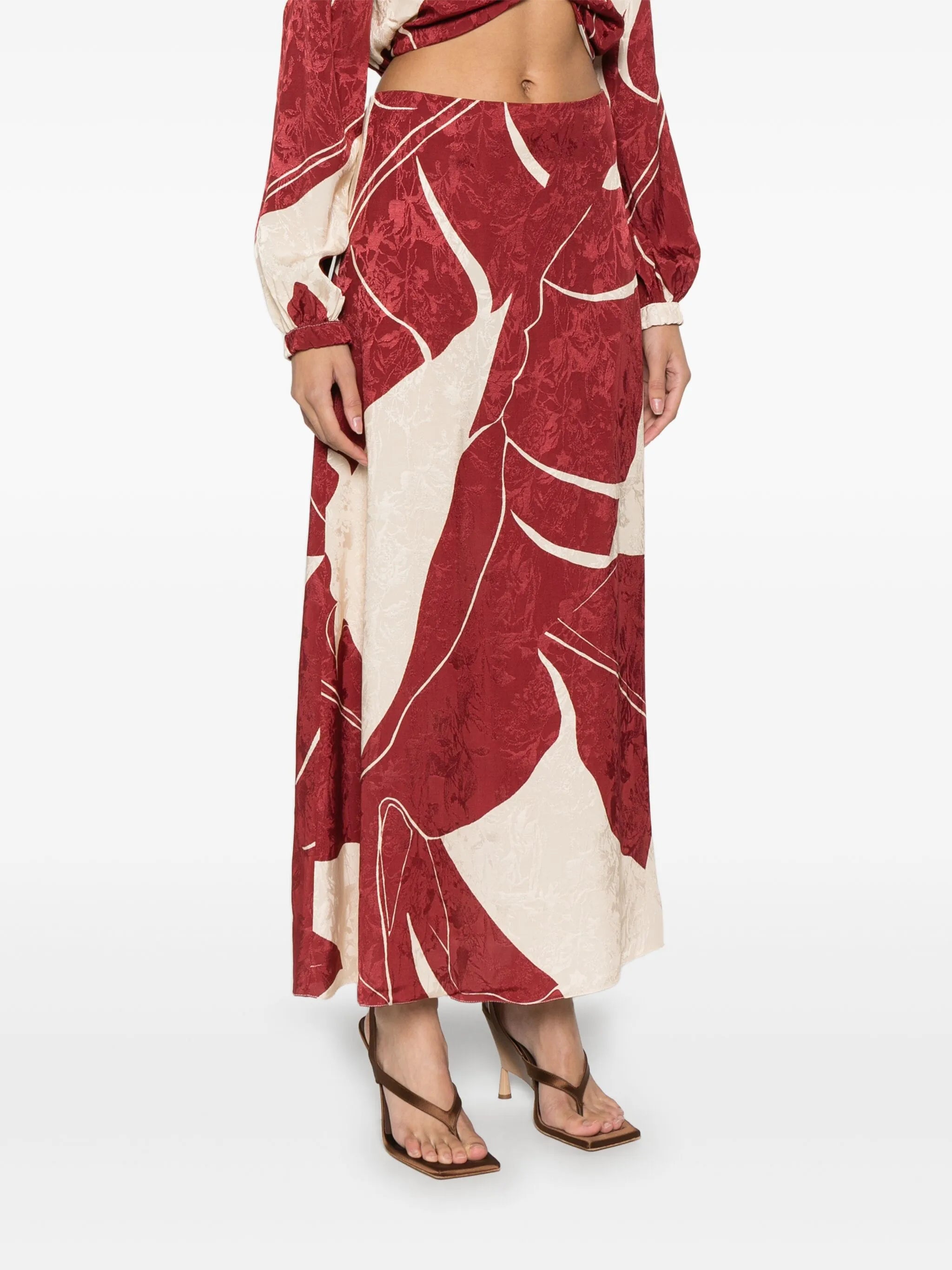 Thoughtful Tecniques midi skirt