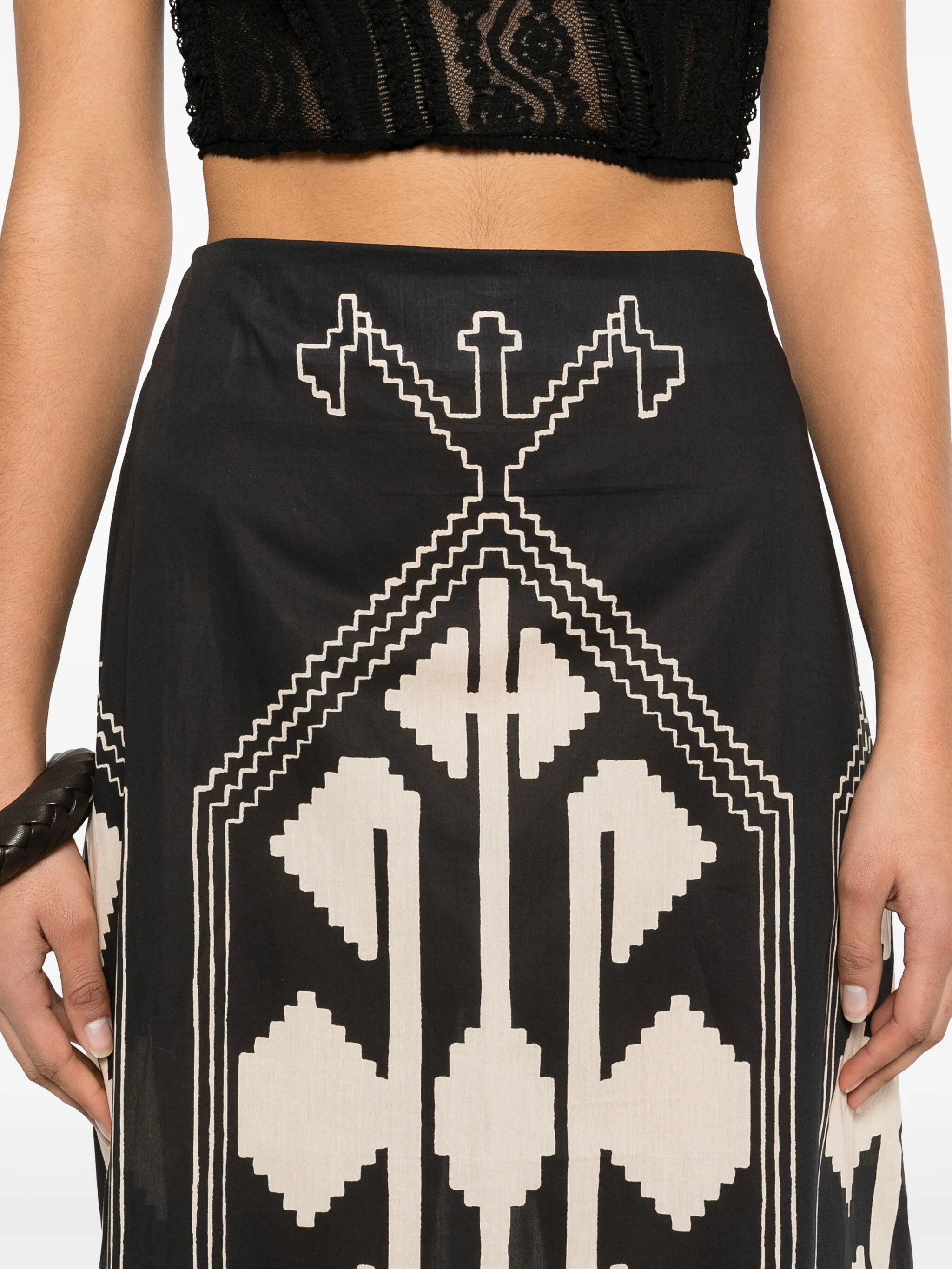 Vela Mayor midi skirt