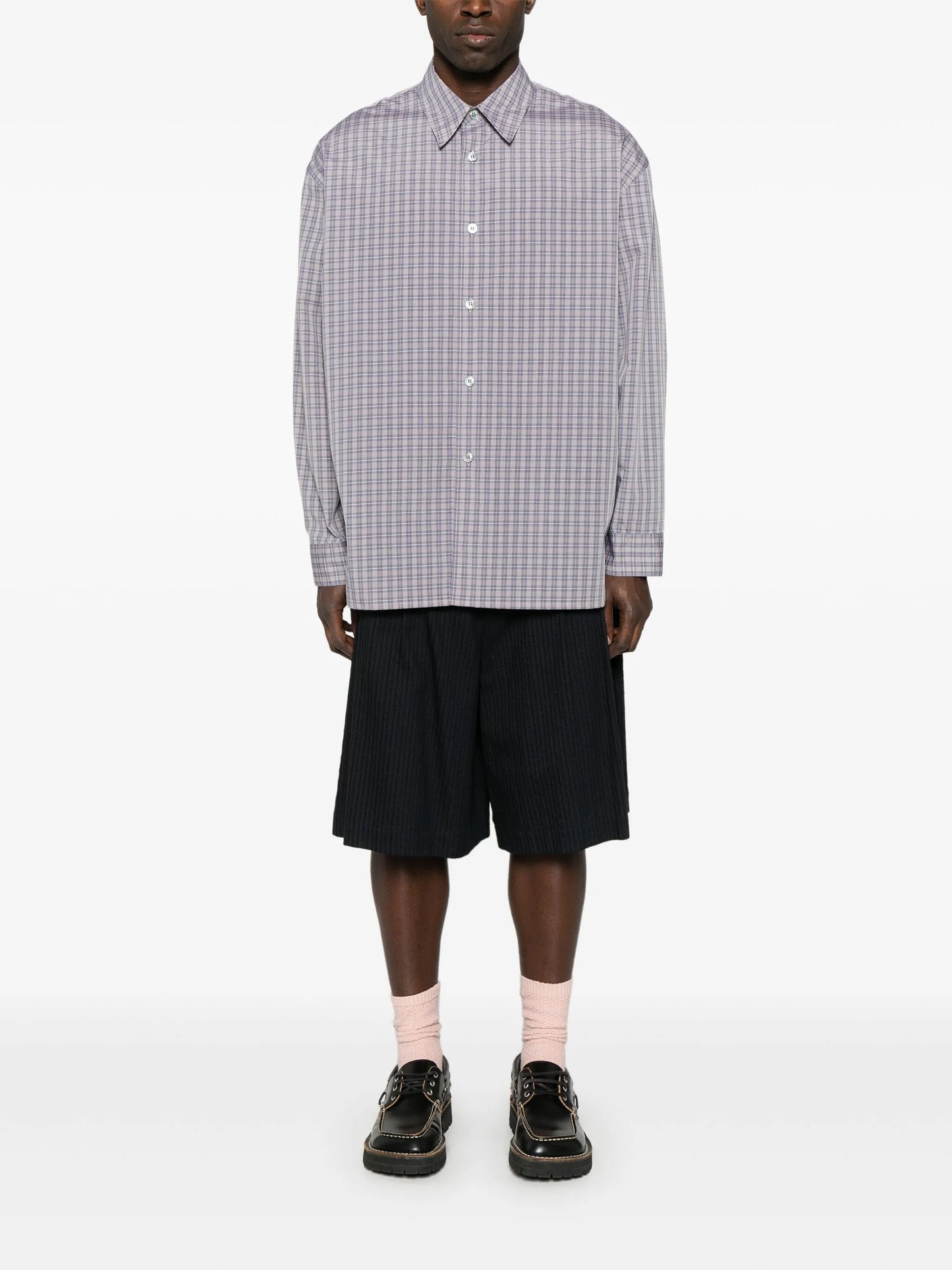 plaid-check shirt