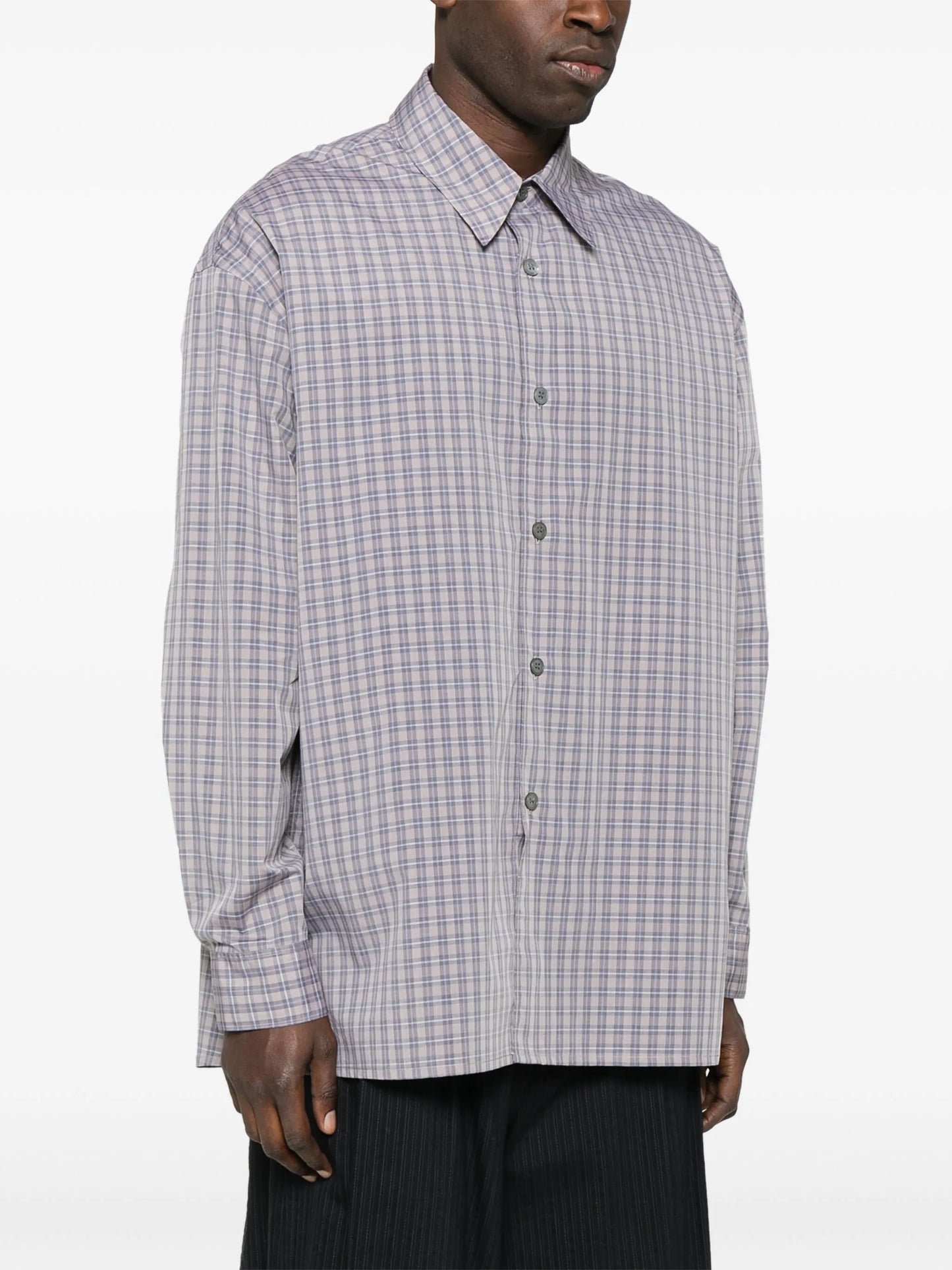 plaid-check shirt
