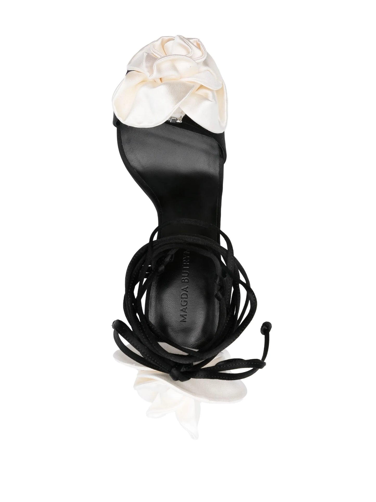 110mm floral-appliqué sandals