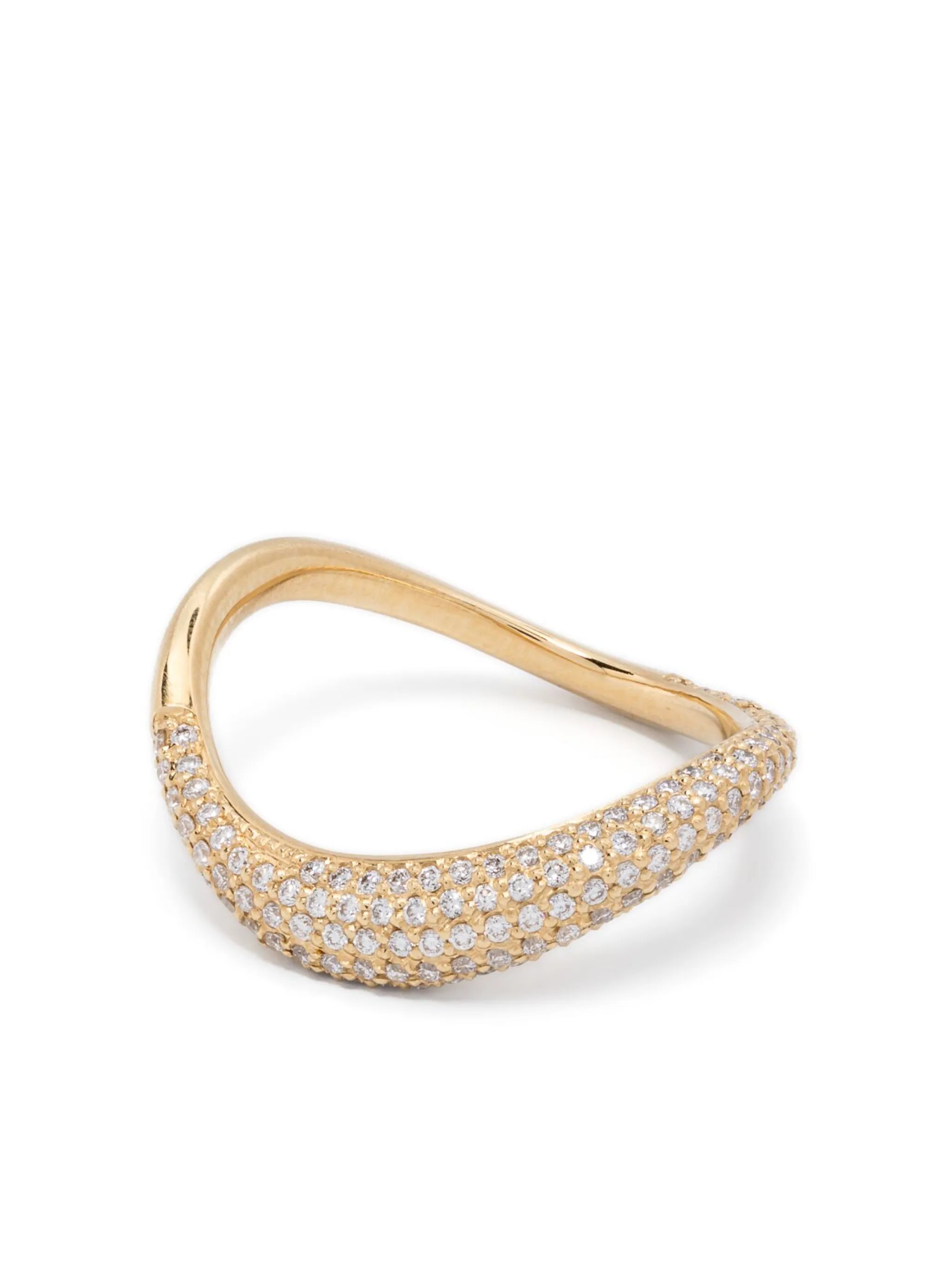 18kt yellow gold diamond rings