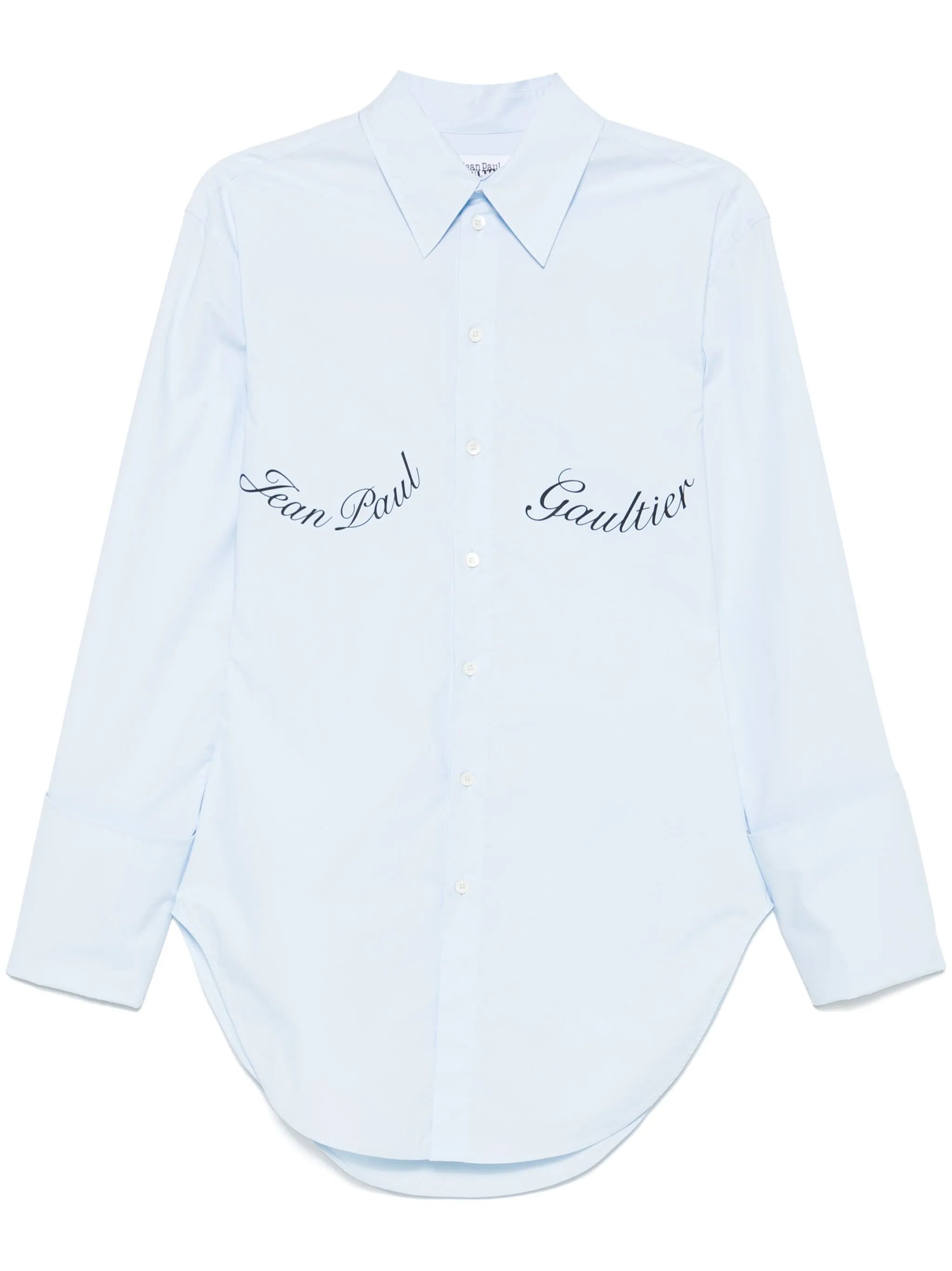 logo-print shirt