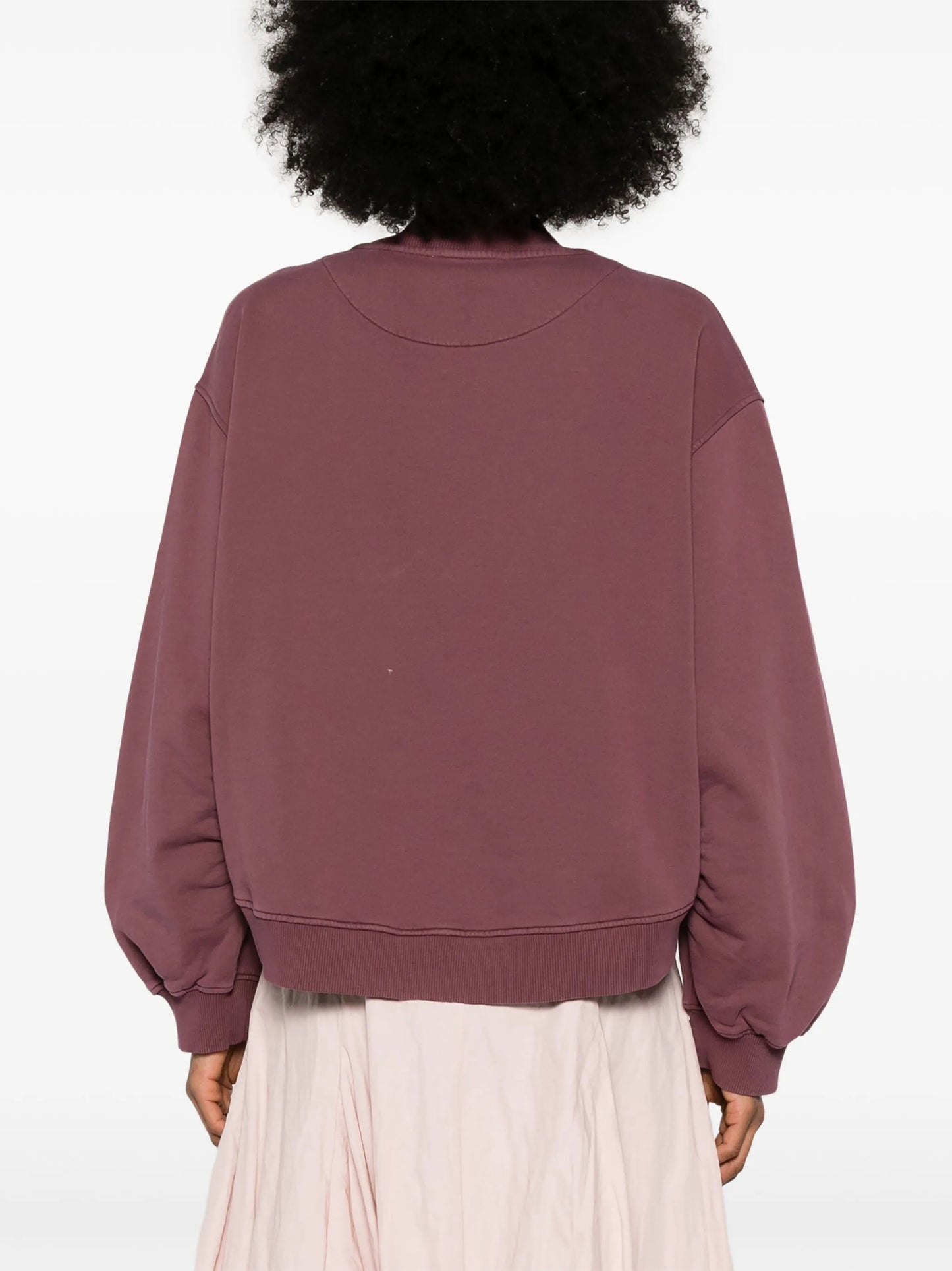 logo-embroidered sweatshirt