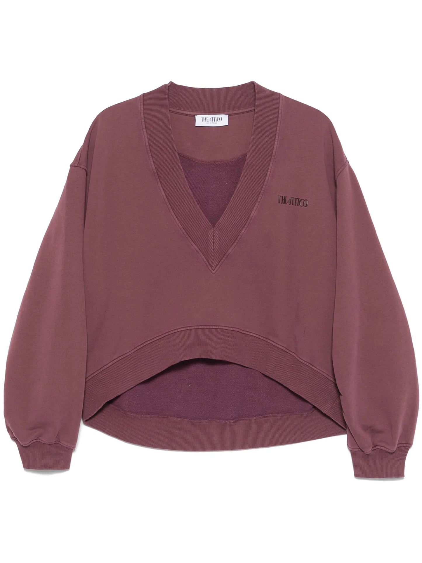 logo-embroidered sweatshirt