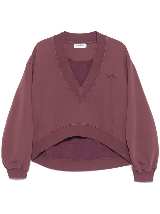 logo-embroidered sweatshirt