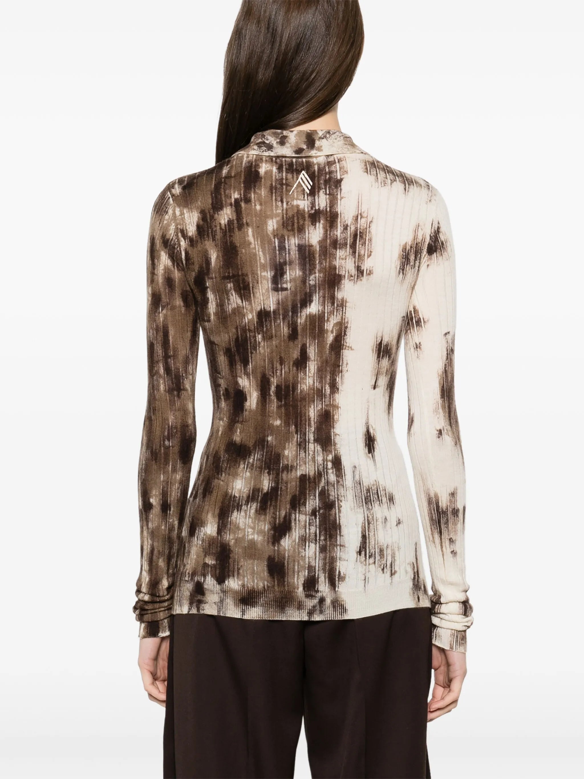 tie-dye polo top