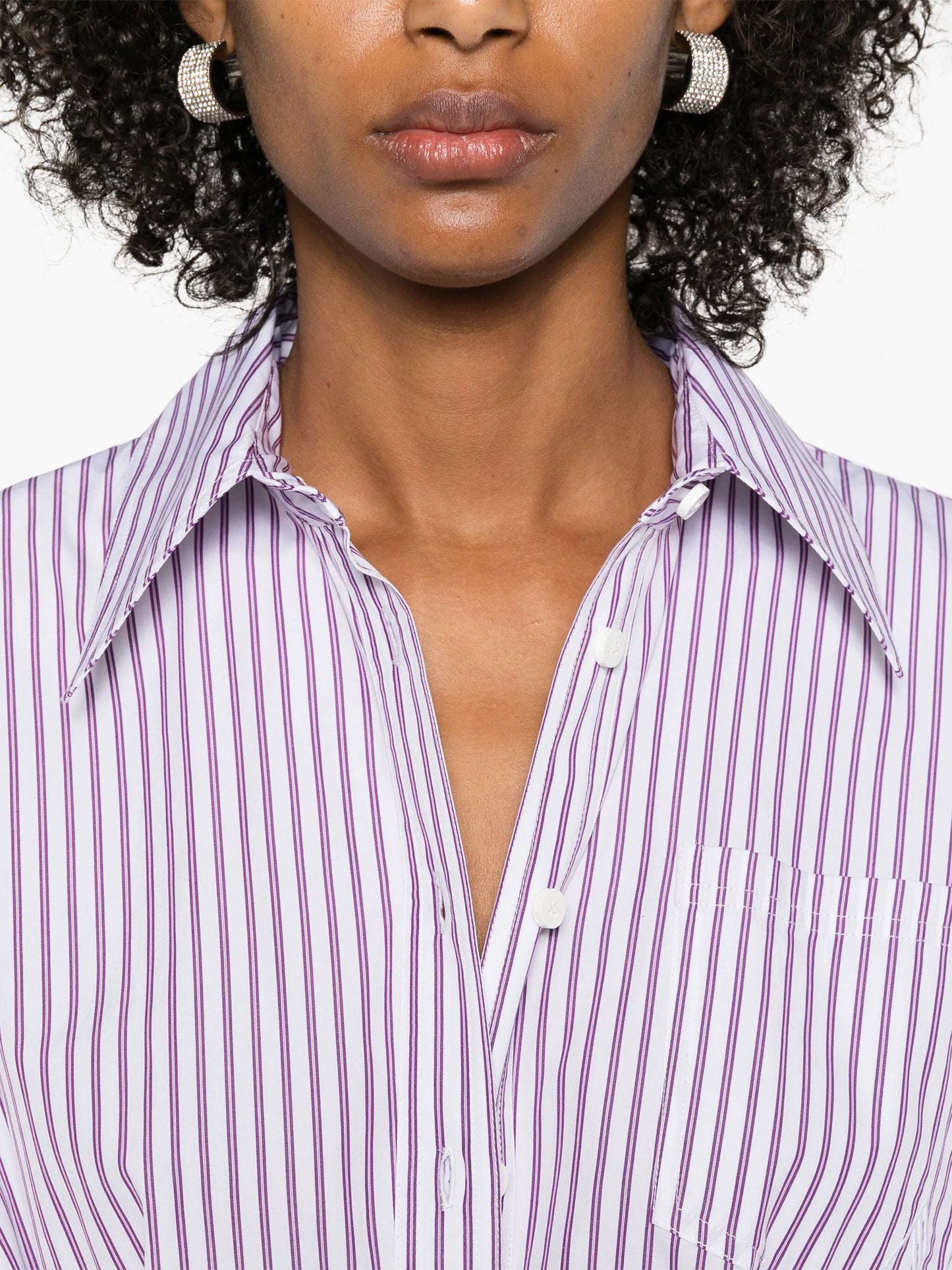 striped shirt dress