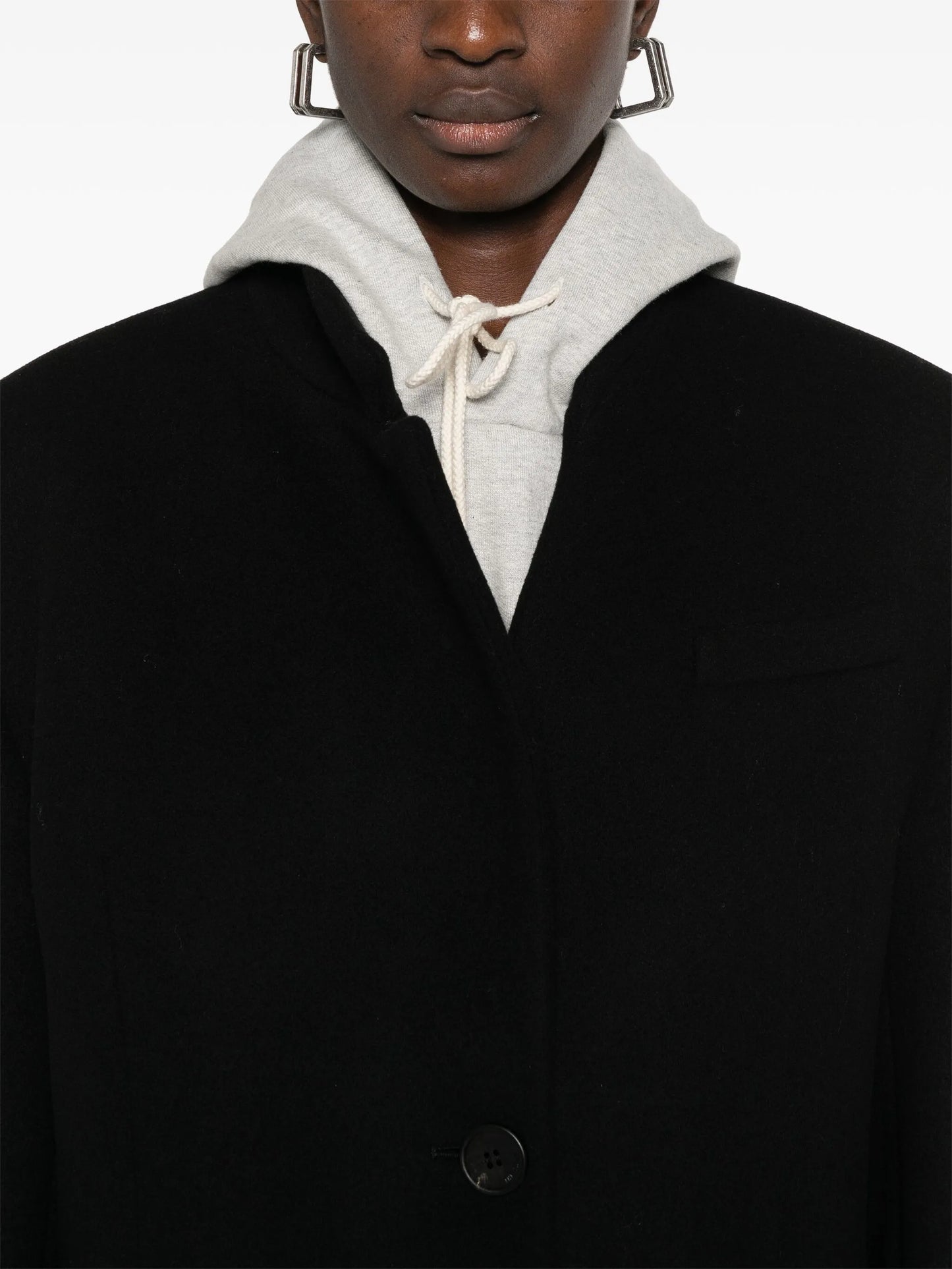 single-breasted coat